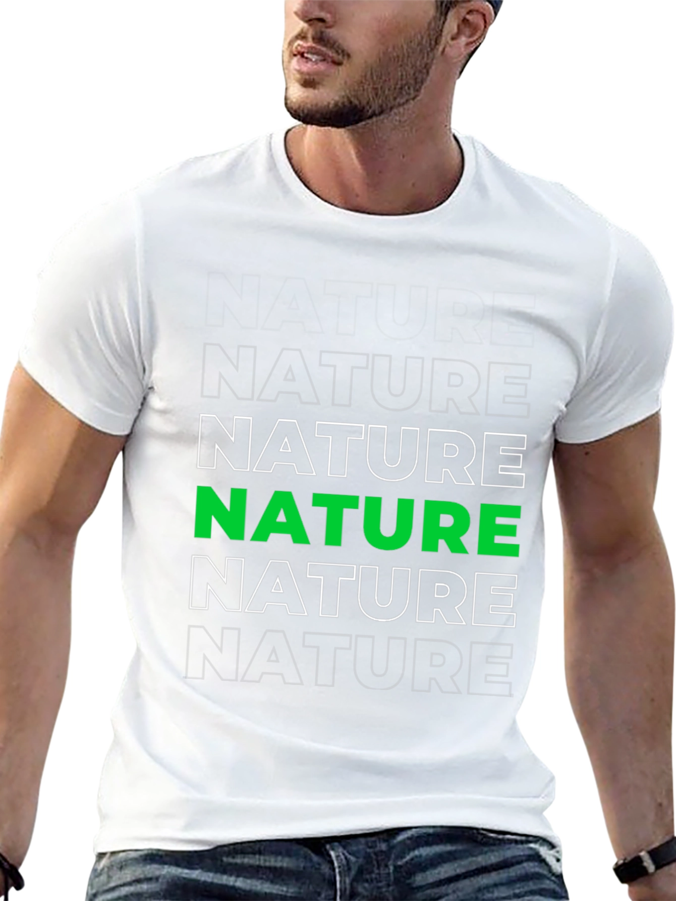 Black Nature Graphic Tee - Eco-Friendly Fashion view 13