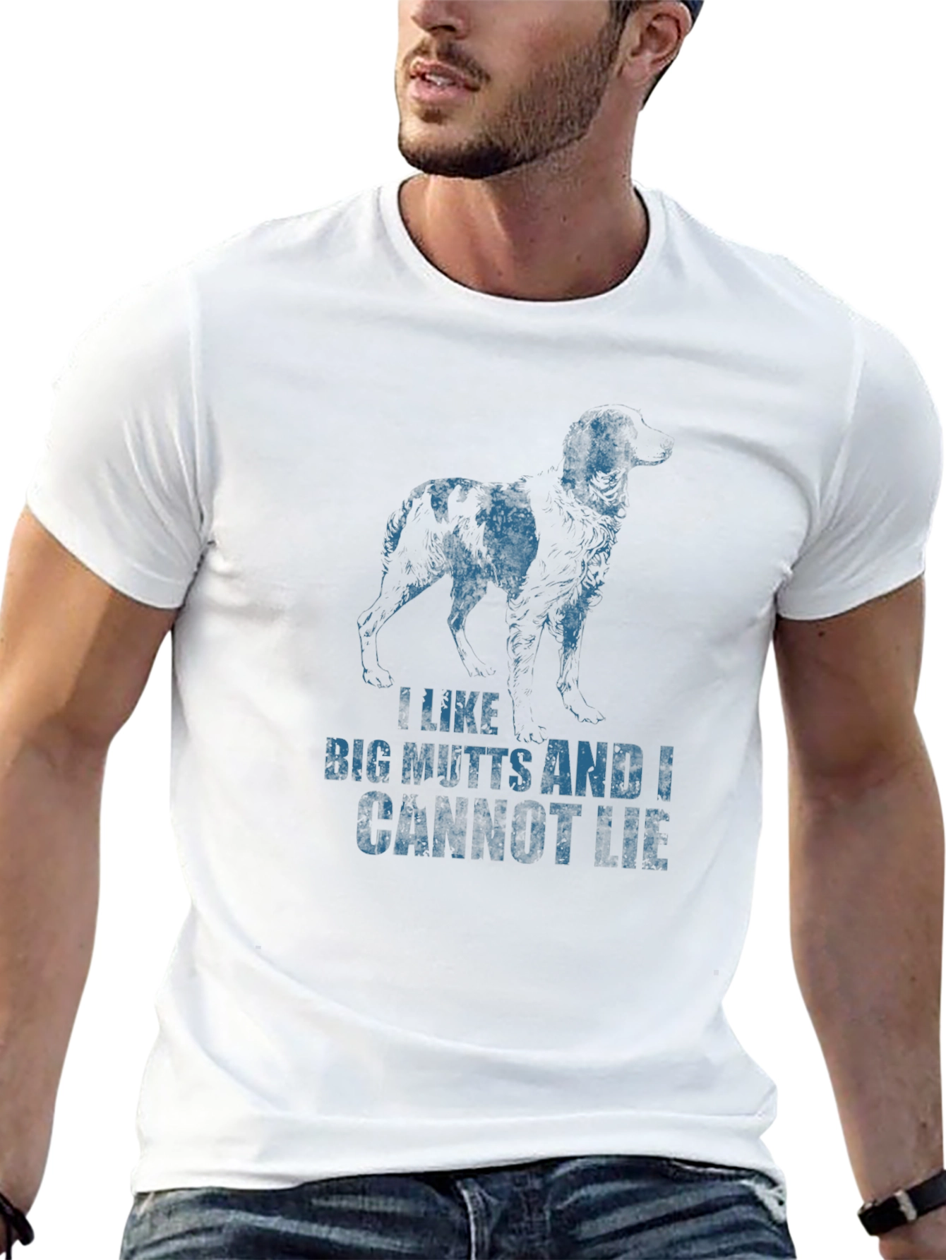 Black I Like Big Mutts Funny Dog Graphic T-Shirt view 13