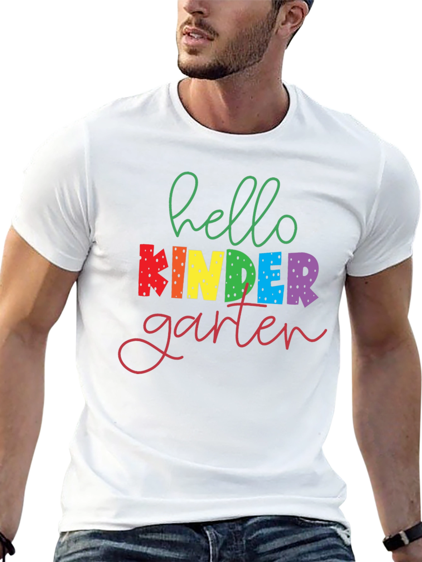 Hello Kindergarten Teacher T-Shirt - 13