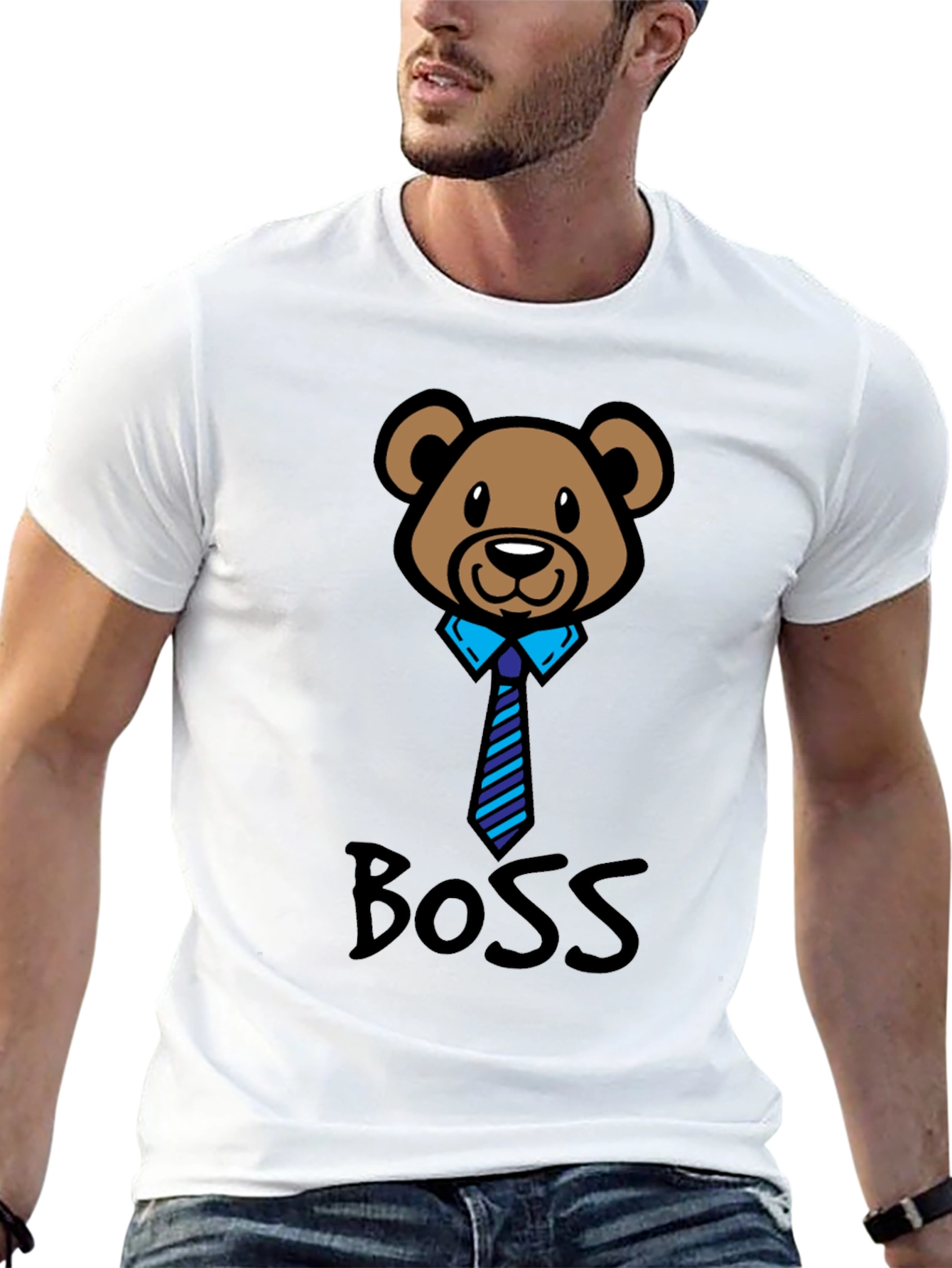 Black Boss Bear T-Shirt view 13