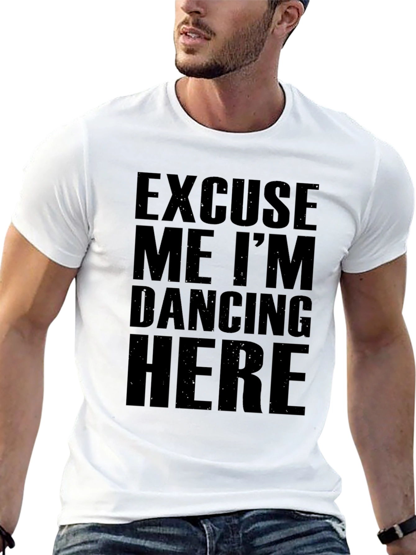 Black Excuse Me I'm Dancing Here - Graphic Tee view 13