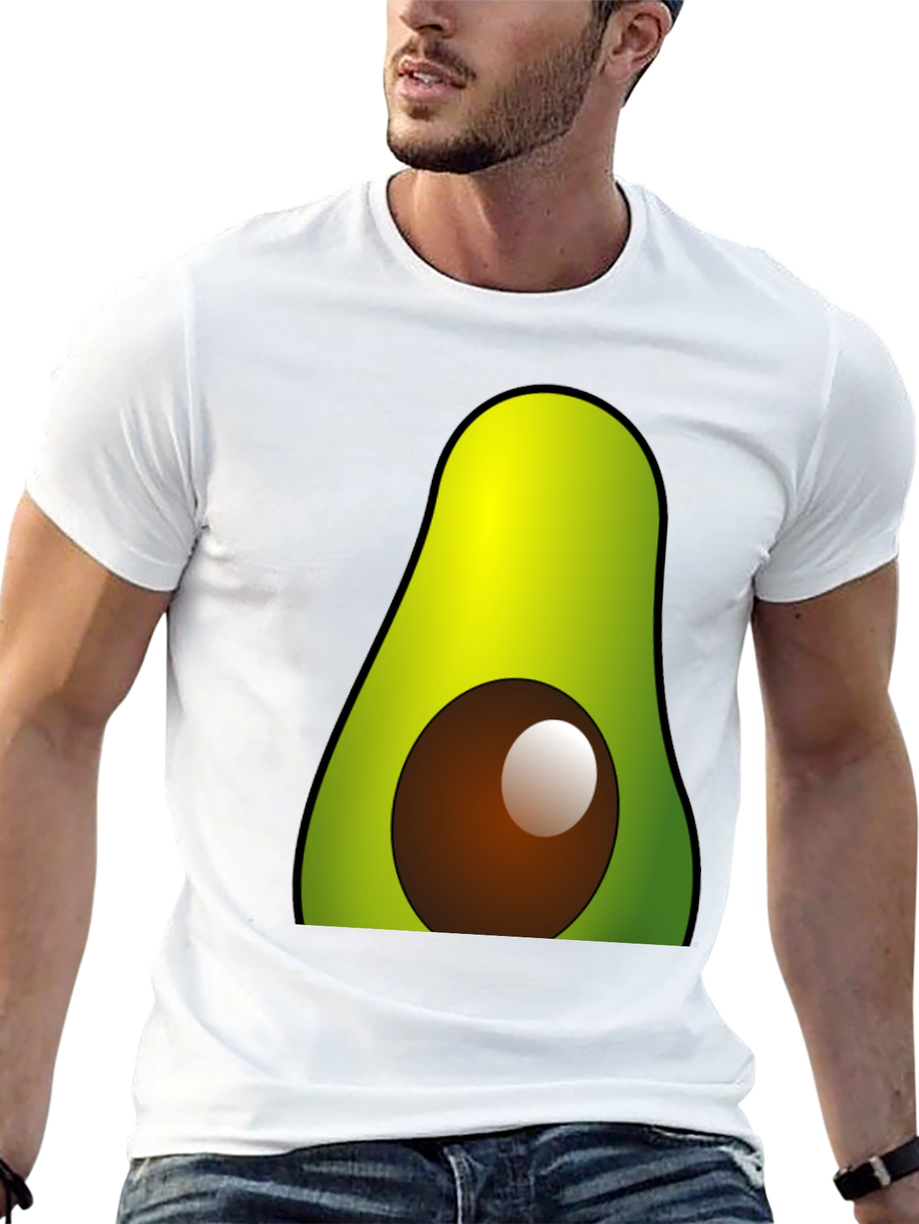 Black Avocado Graphic Tee - Cool & Casual view 13