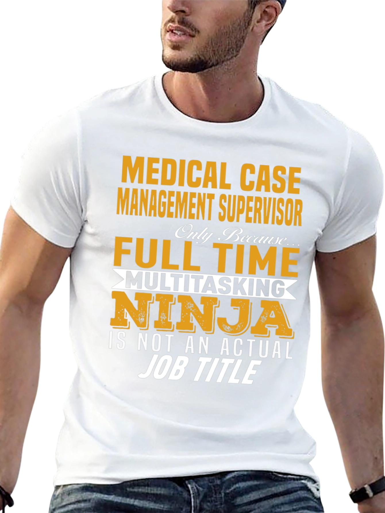 Black Medical Case Management Supervisor T-Shirt view 13