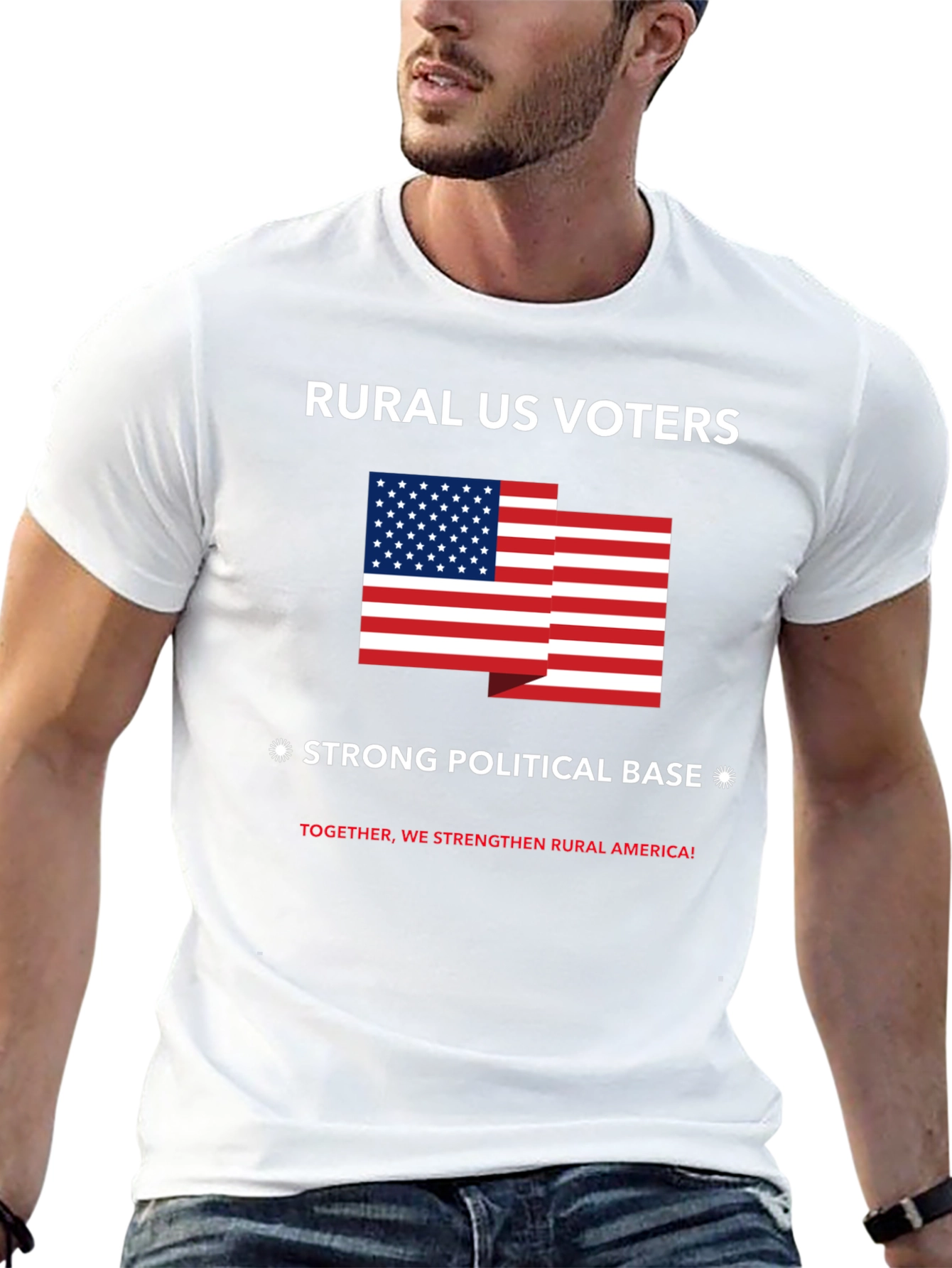 Black Rural US Voters Strong Political Base T-Shirt view 13