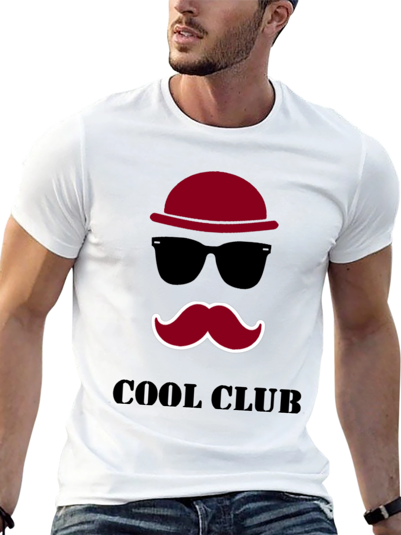 Black Cool Club Graphic Tee - Stylish & Unique Design view 13