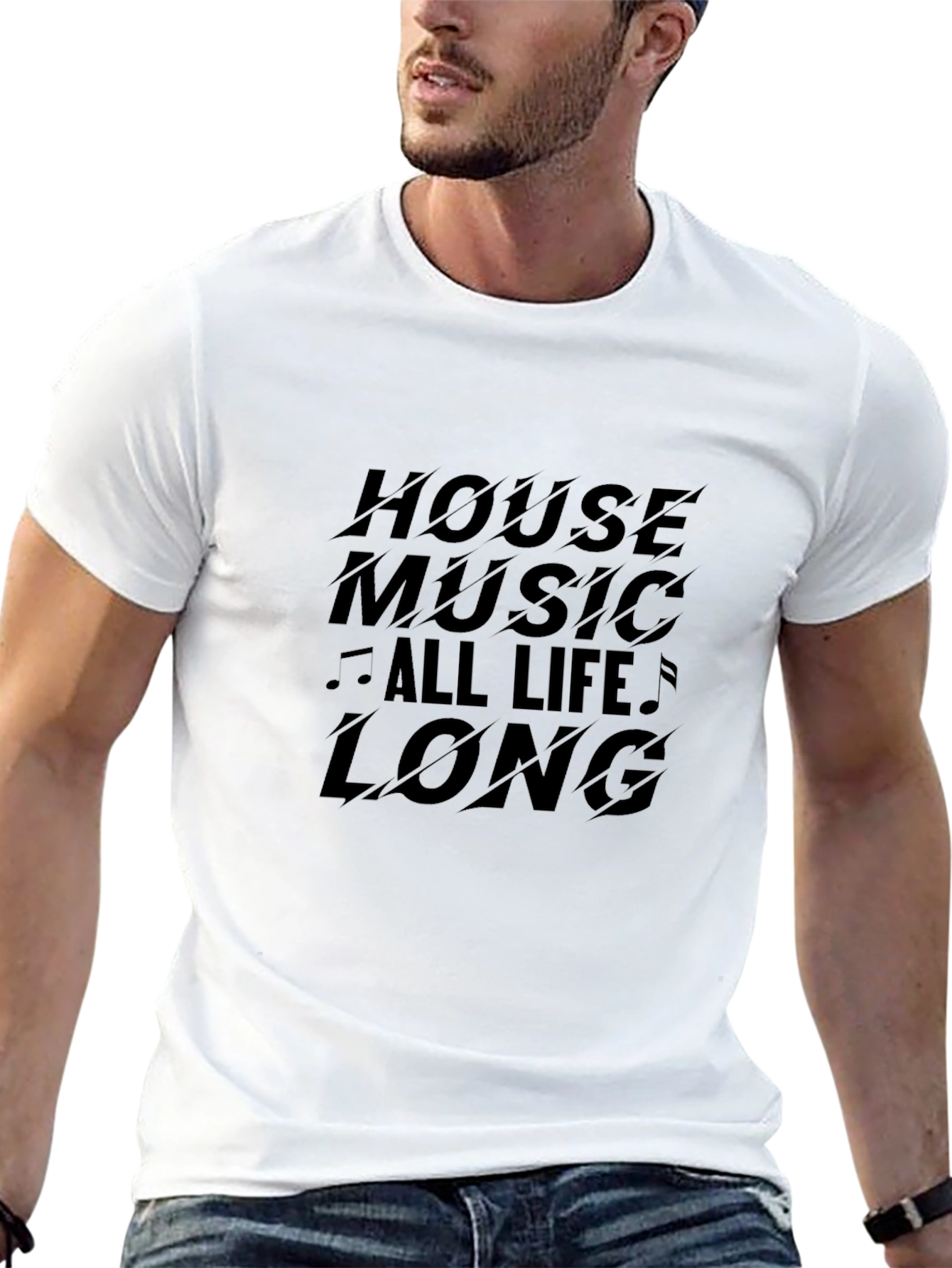 Black House Music All Life Long Graphic Tee view 13
