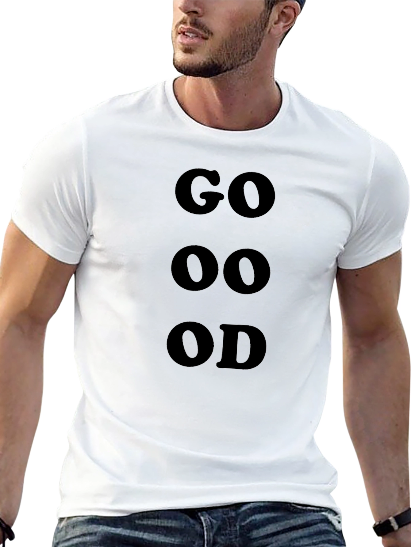 Black GOOD T-Shirt - Classic Black Tee view 13