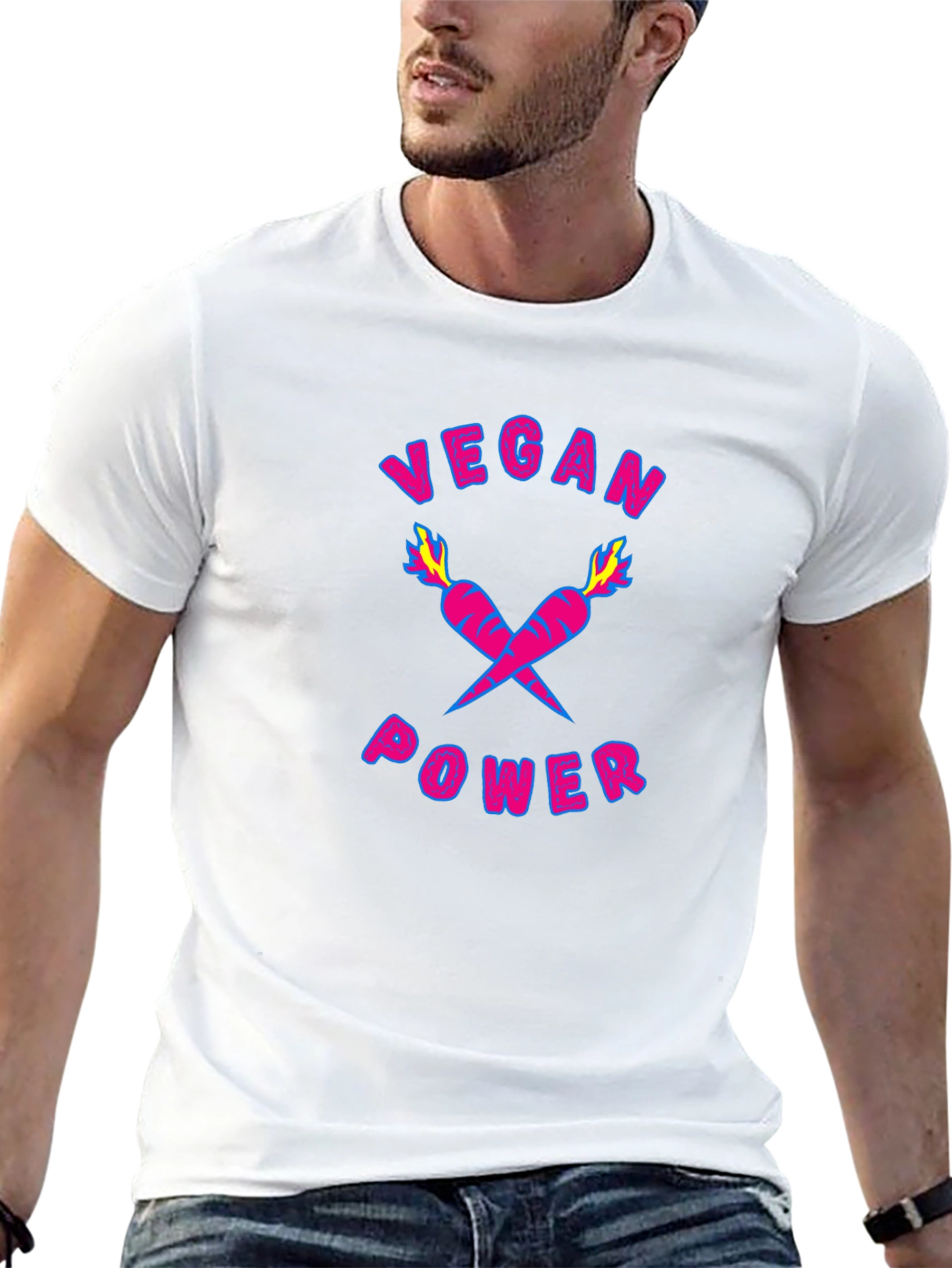 Vegan Power Graphic T-Shirt - 13
