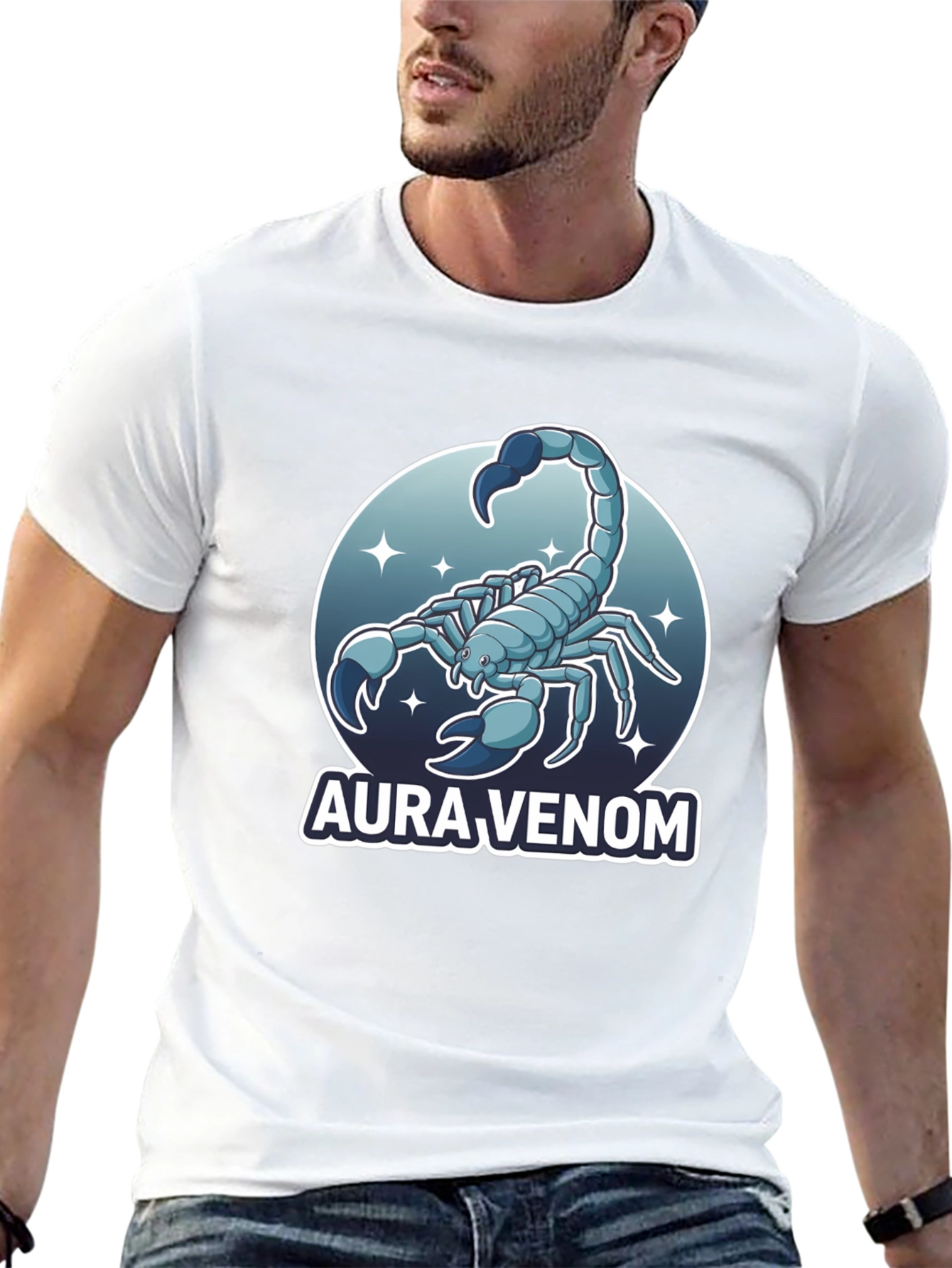 Aura Venom Scorpion Graphic T-Shirt - Stylish Men's Tee - 13