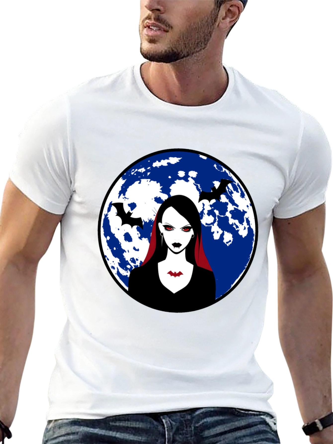 Vampire Bat T-Shirt - Spooky Halloween Tee - 13