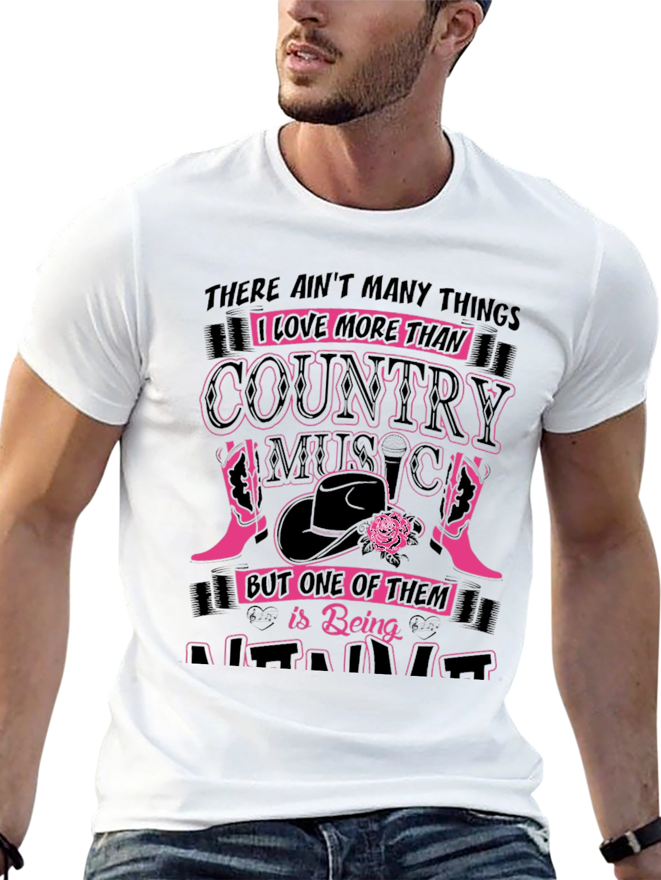 Black Country Music T-Shirt - "There Ain't Many Things" view 13