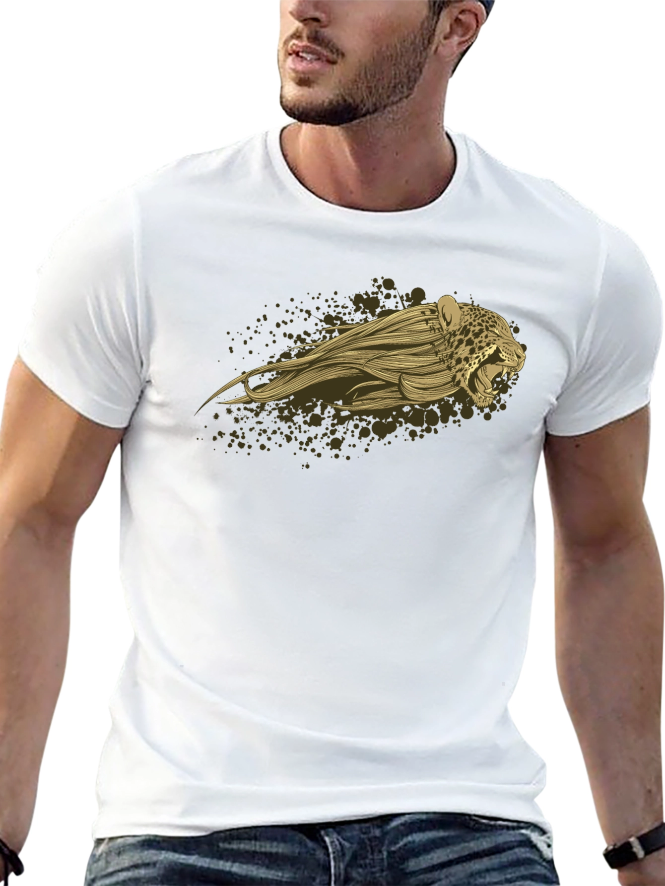 Black Jaguar Graphic Black T-Shirt - Fierce Style view 13