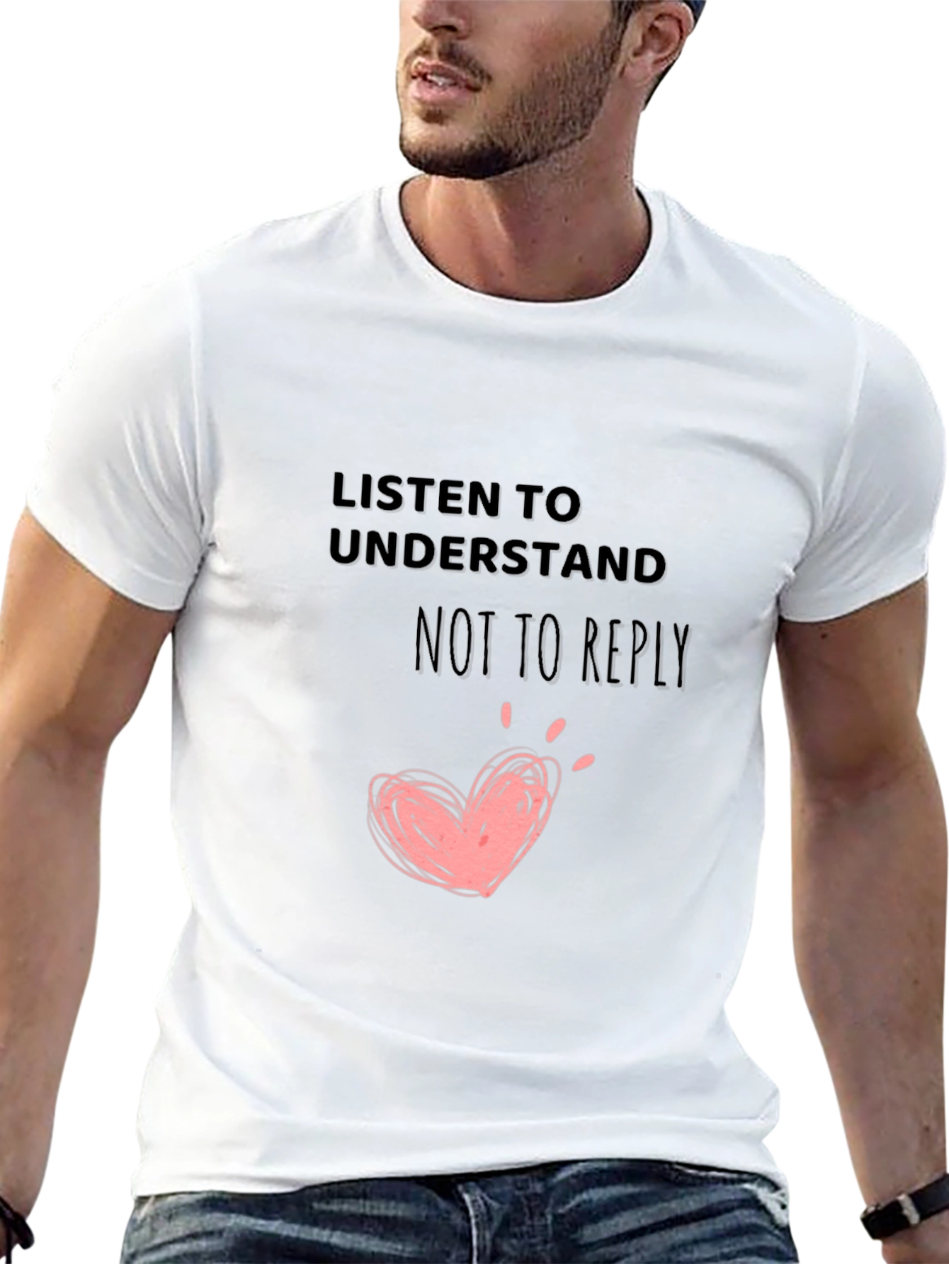 Black Listen To Understand Graphic T-Shirt view 13
