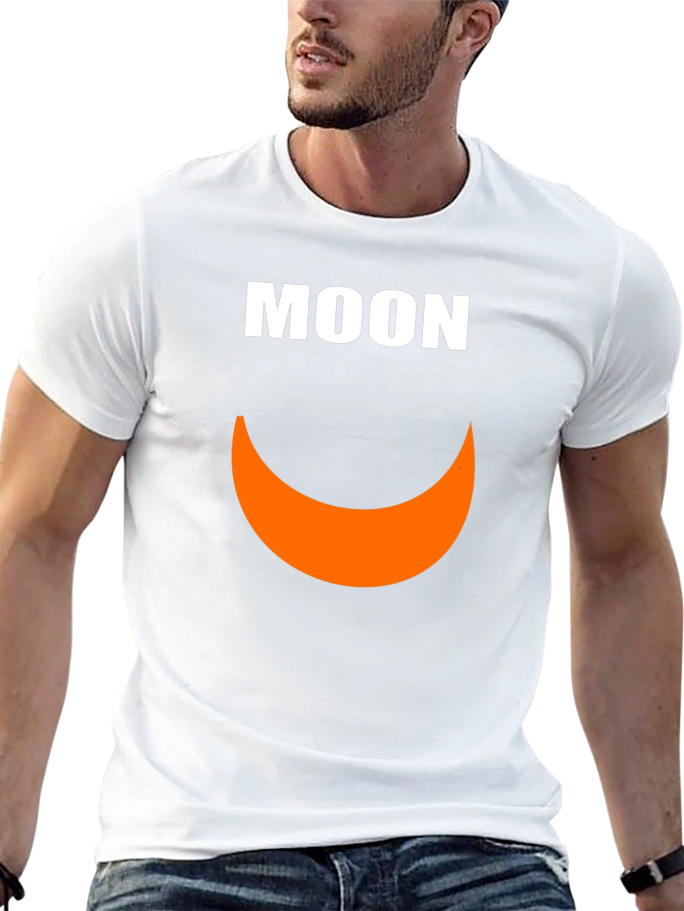 Black Moon Graphic T-Shirt - Black Short Sleeve Tee view 13