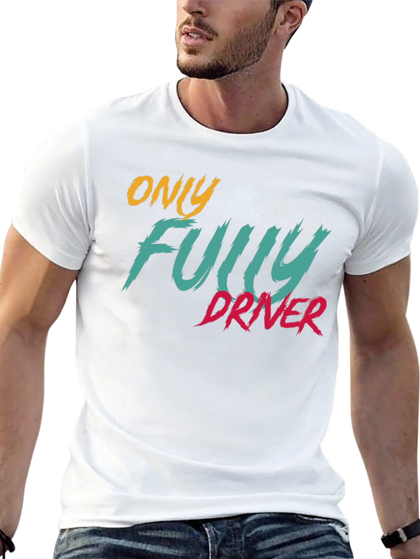 Black Only Fully Driver T-Shirt - Stylish & Comfortable view 13