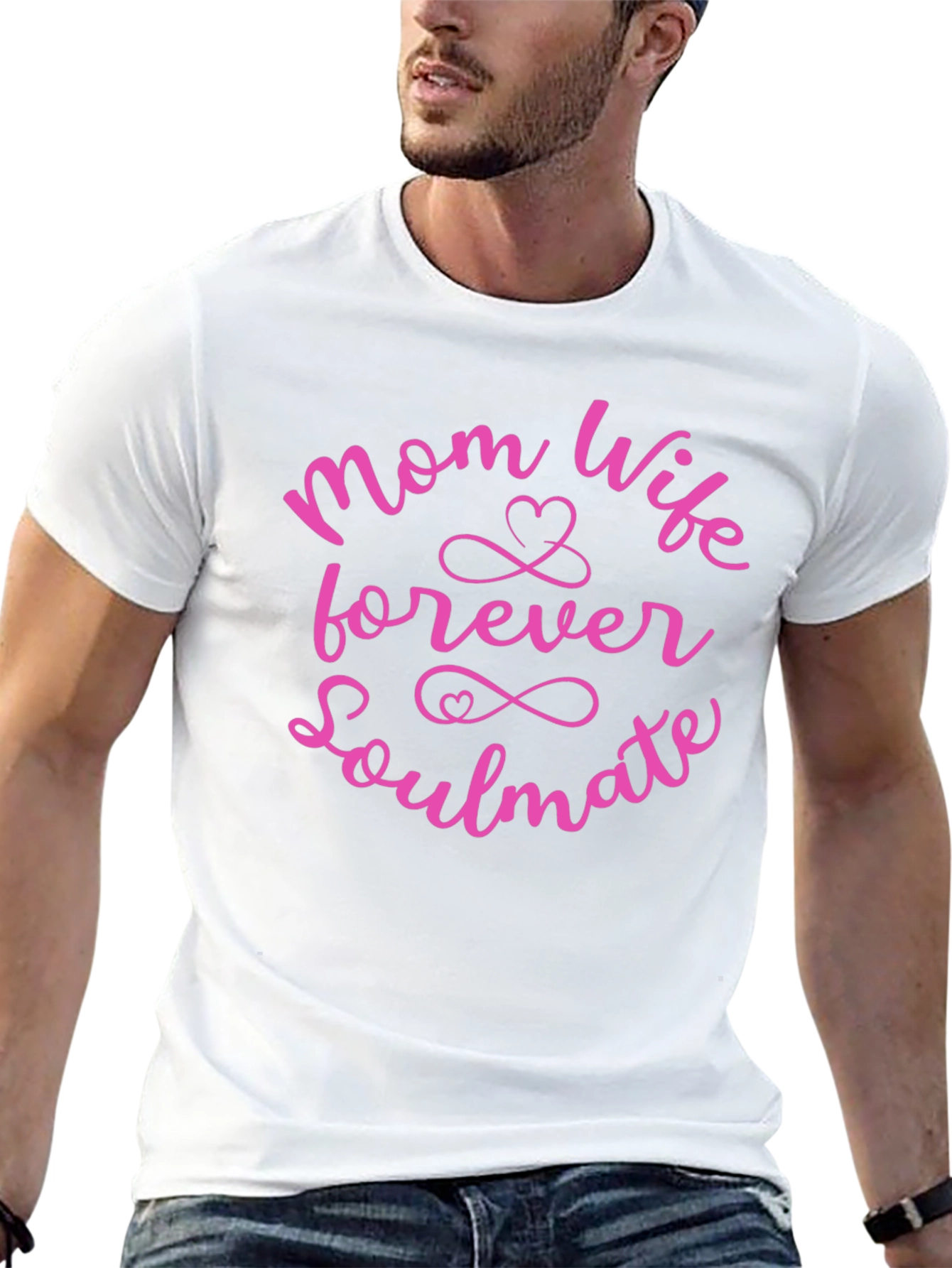 Black Mom Wife Forever Soulmate Graphic Tee view 13