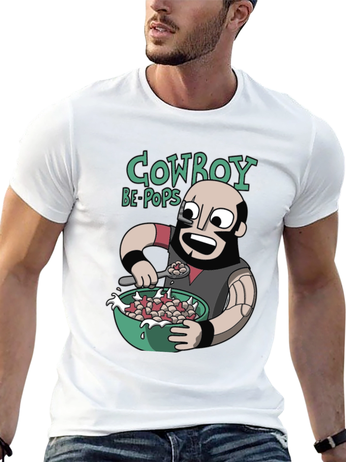 Black Cowboy Bebops Cereal T-Shirt  view 13
