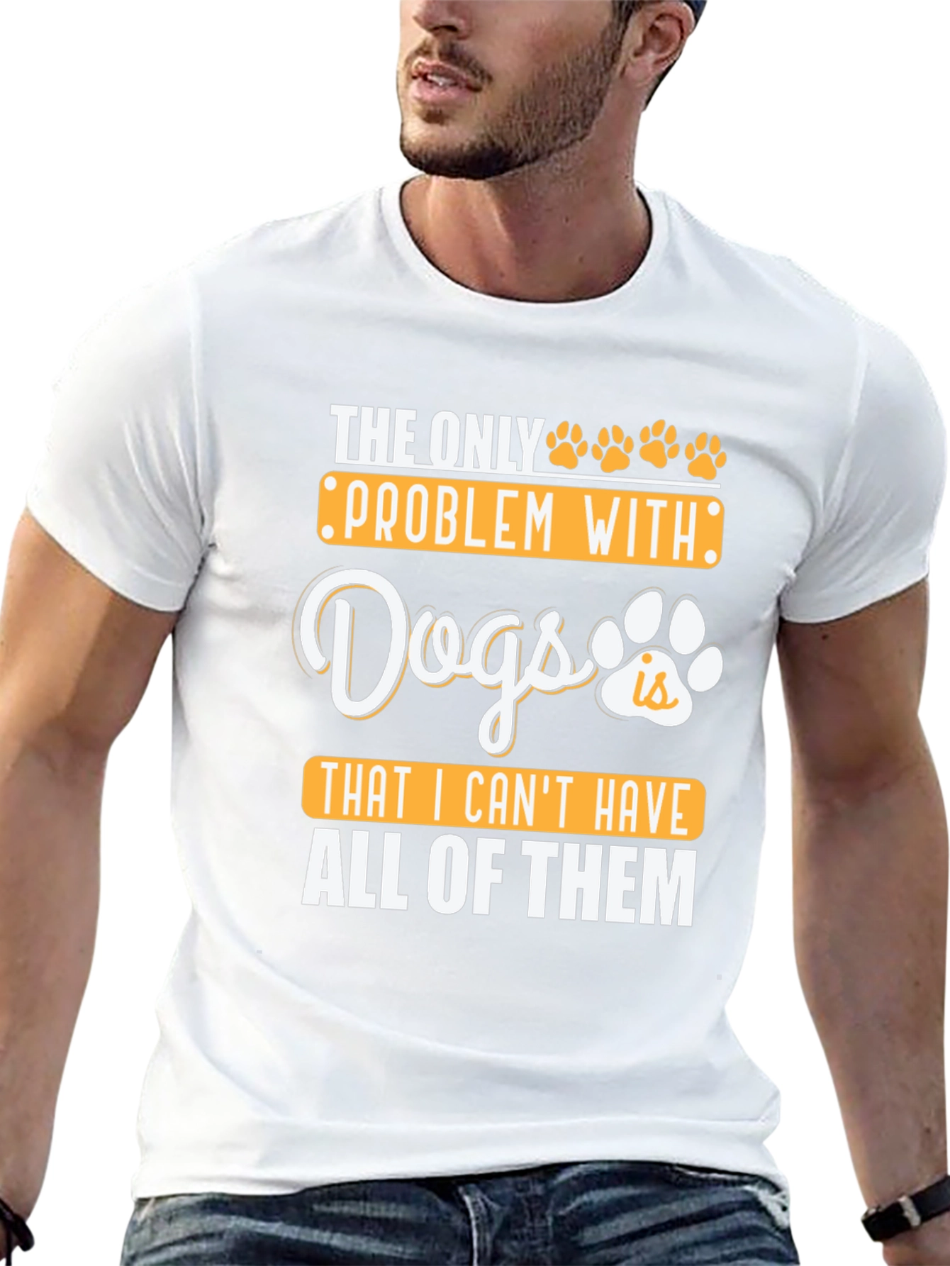 Black Dog Lover T-Shirt: I Want All The Dogs! view 13