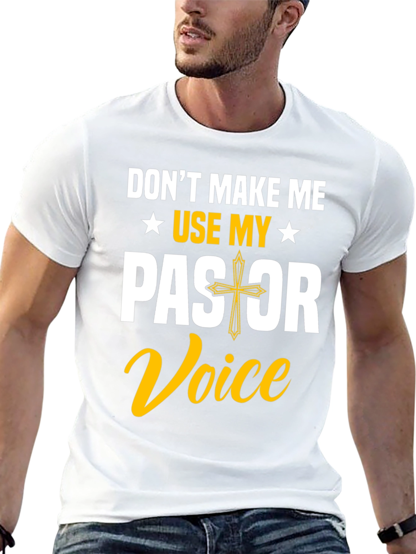 Black Pastor Voice Graphic T-Shirt view 13