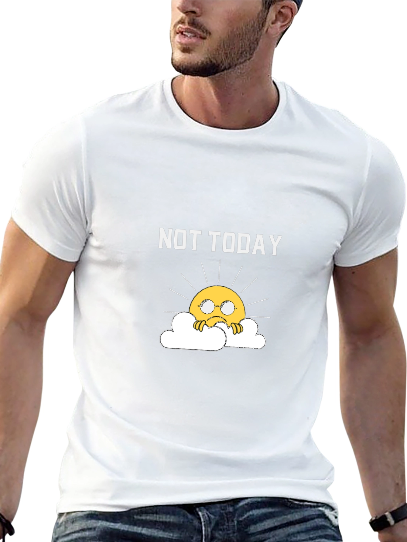 Black Not Today Graphic Tee - Relaxed Fit view 13
