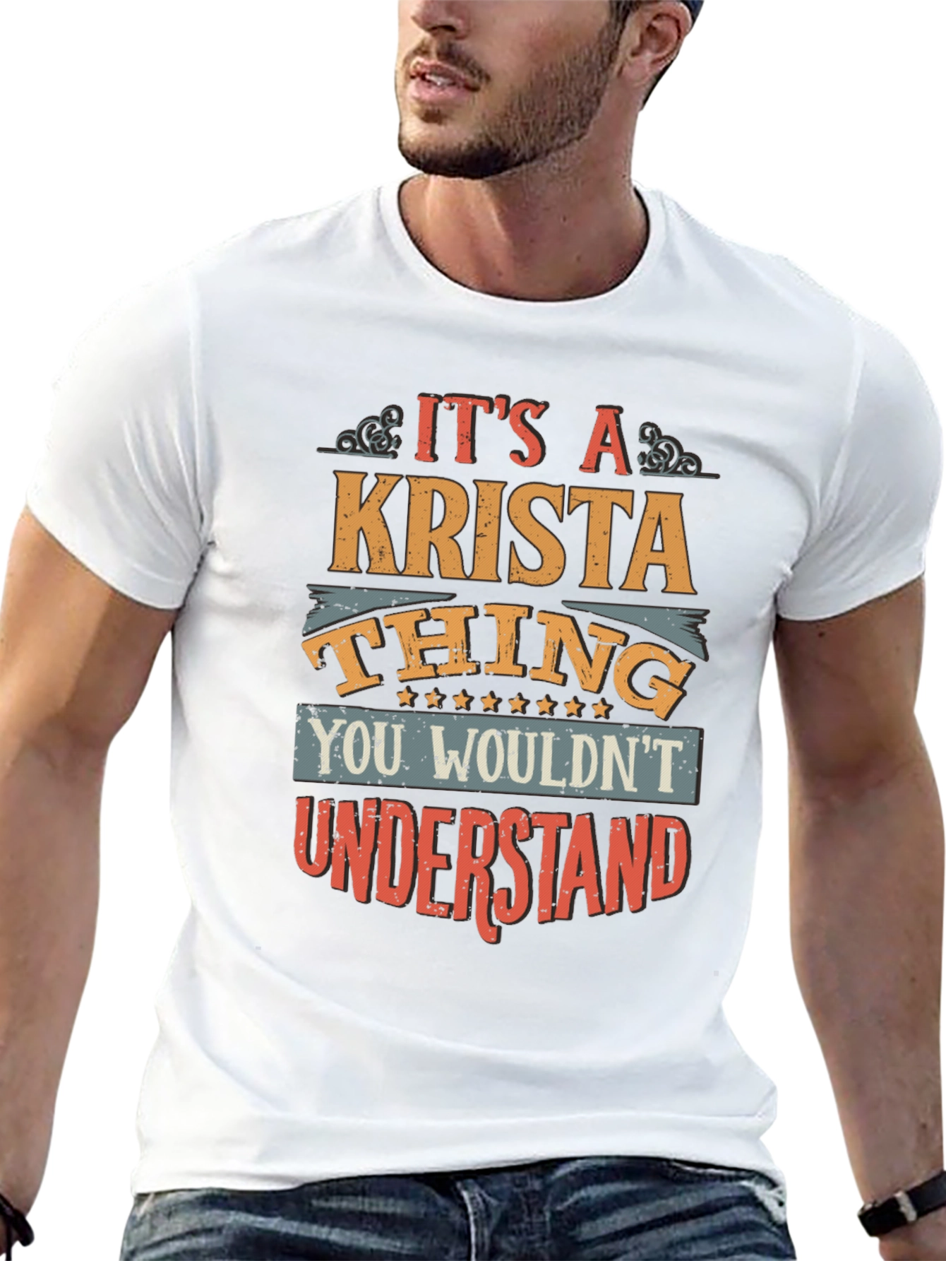 Black It's A Krista Thing T-Shirt view 13