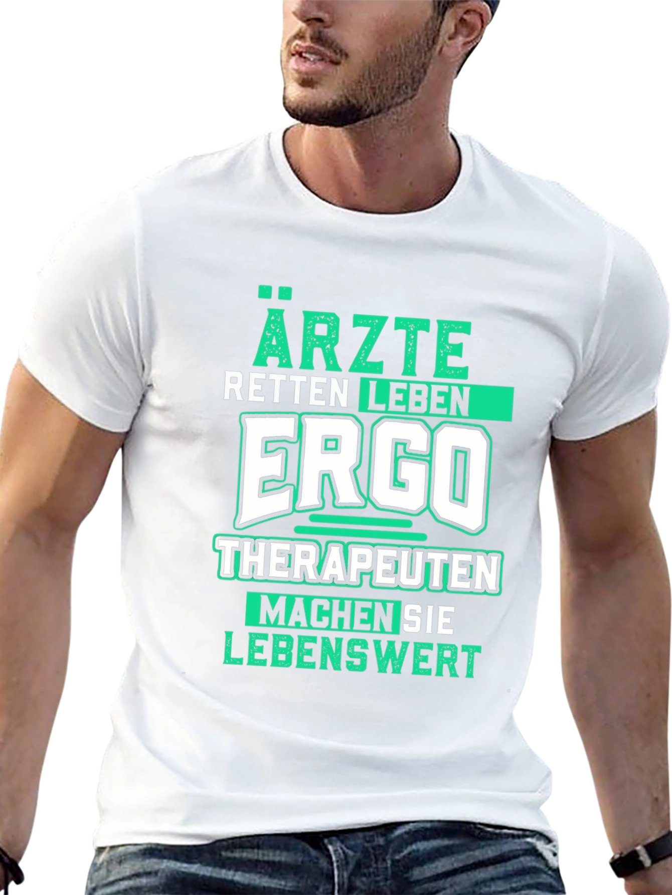 Black Ärzte Retten Leben Funny T-Shirt view 13