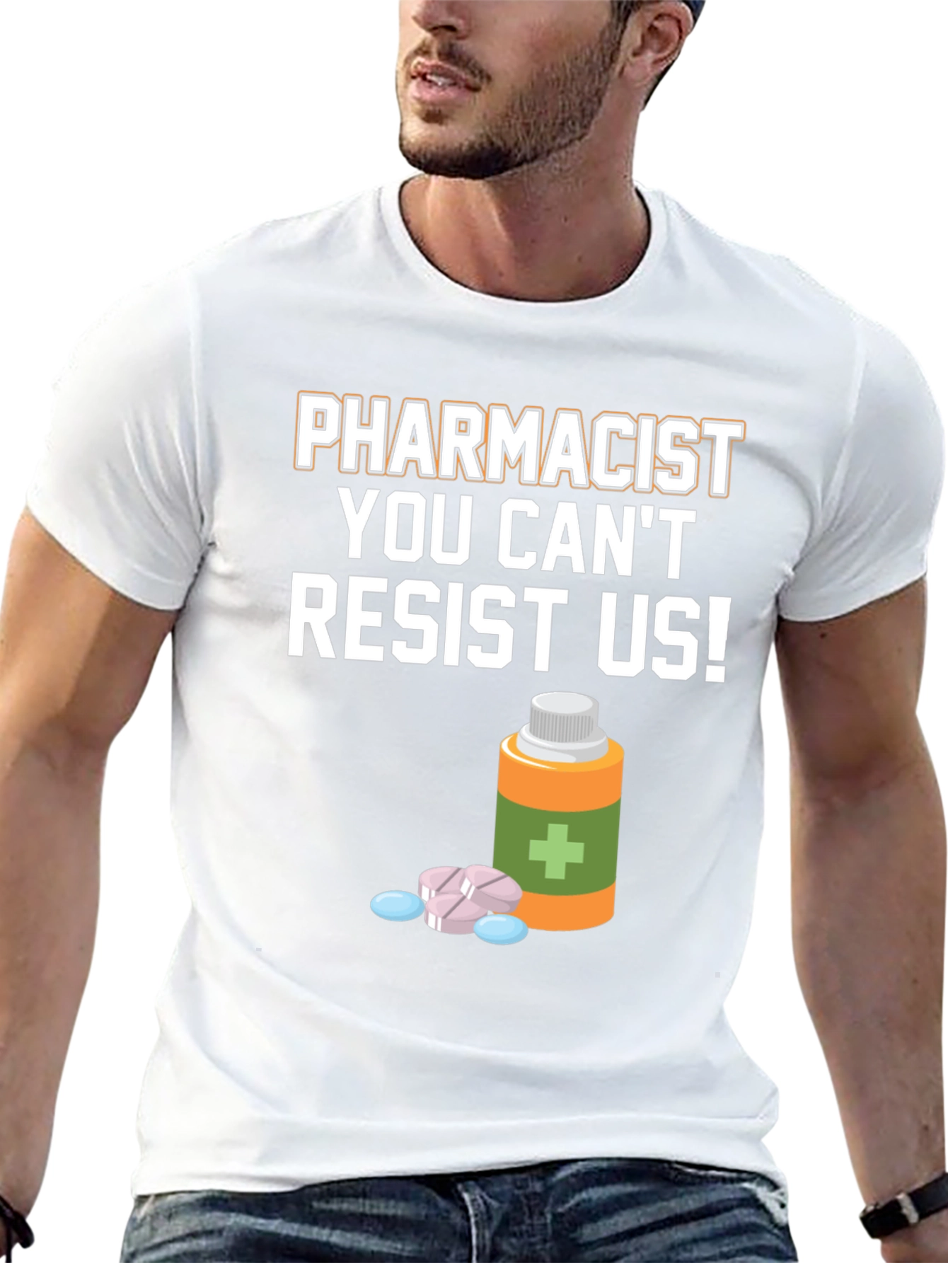 Black Pharmacist Resist Us T-Shirt - Novelty Pharmacy Tee view 13