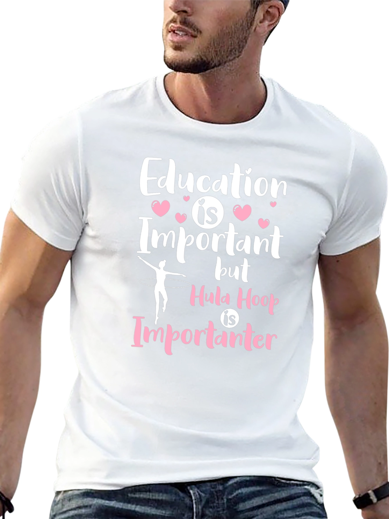 Black Education is Important Hula Hoop T-Shirt view 13