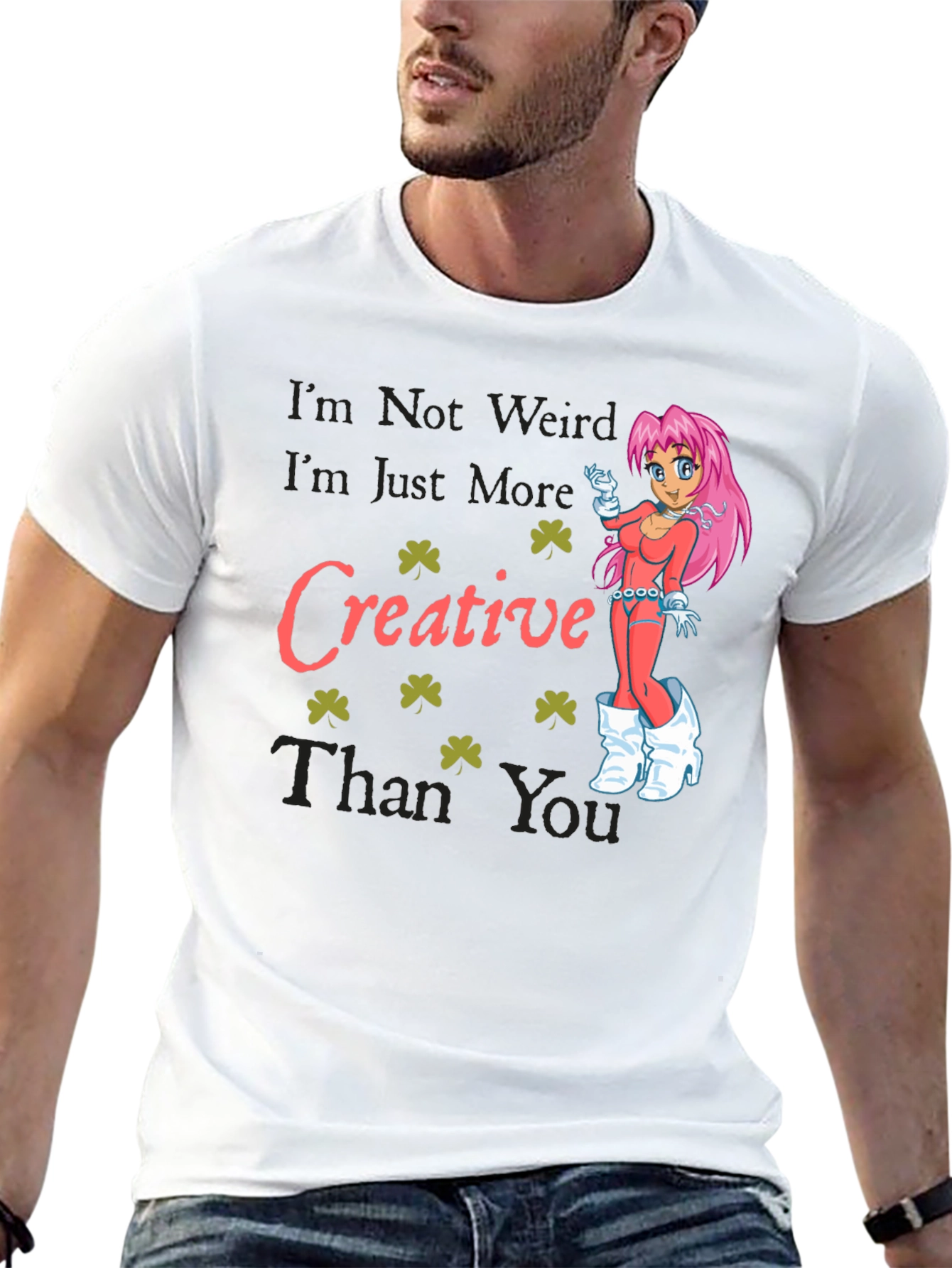 Black Creative Graphic T-Shirt - Unique Design view 13