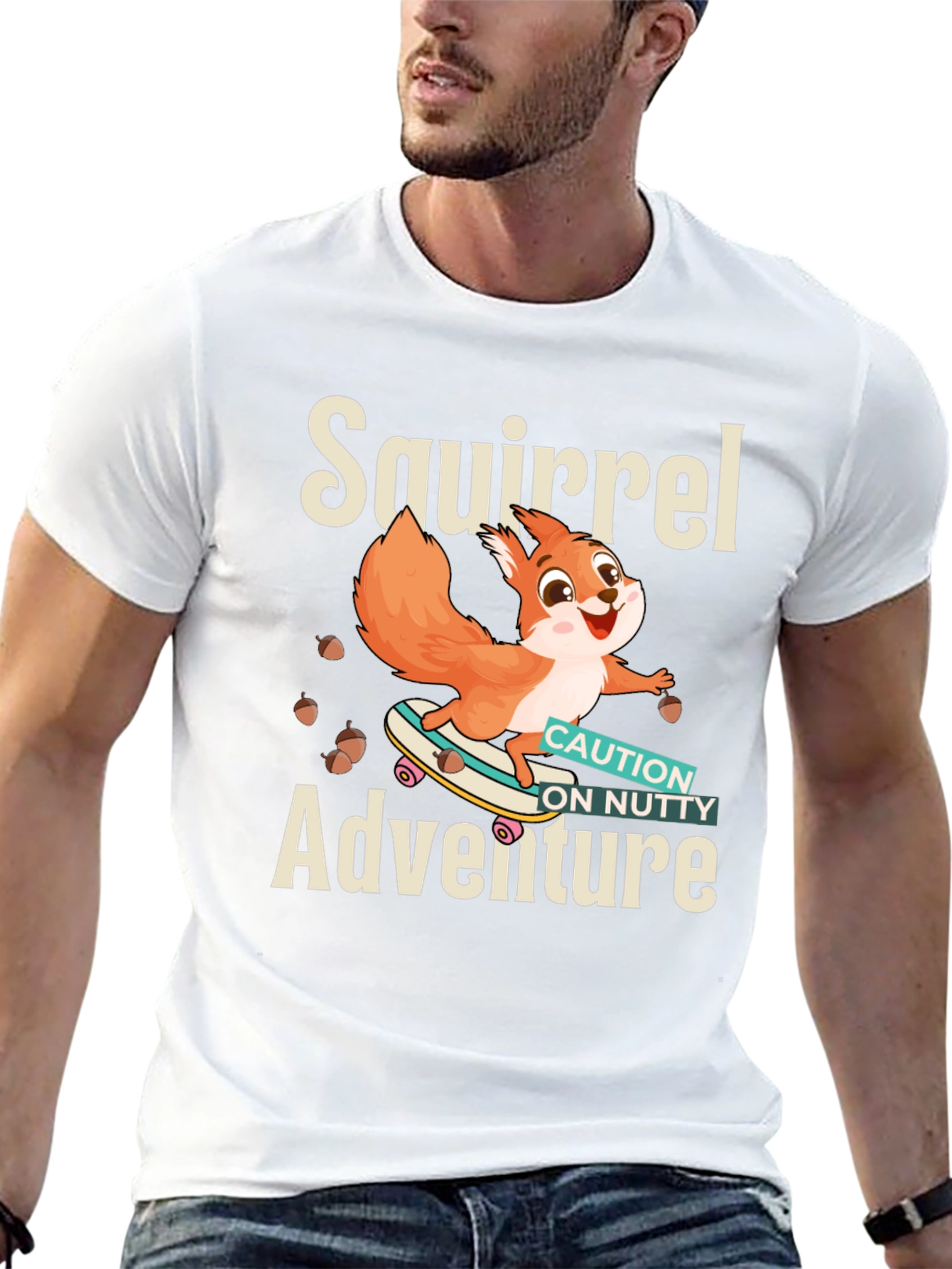 Black Squirrel Adventure T-Shirt view 13