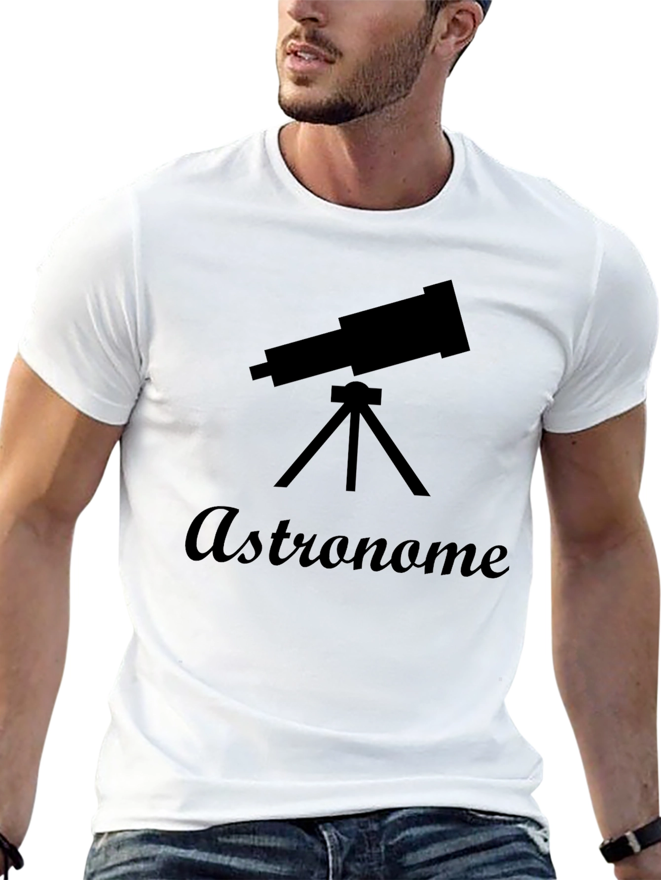 Astronome Telescope Graphic T-Shirt - 13