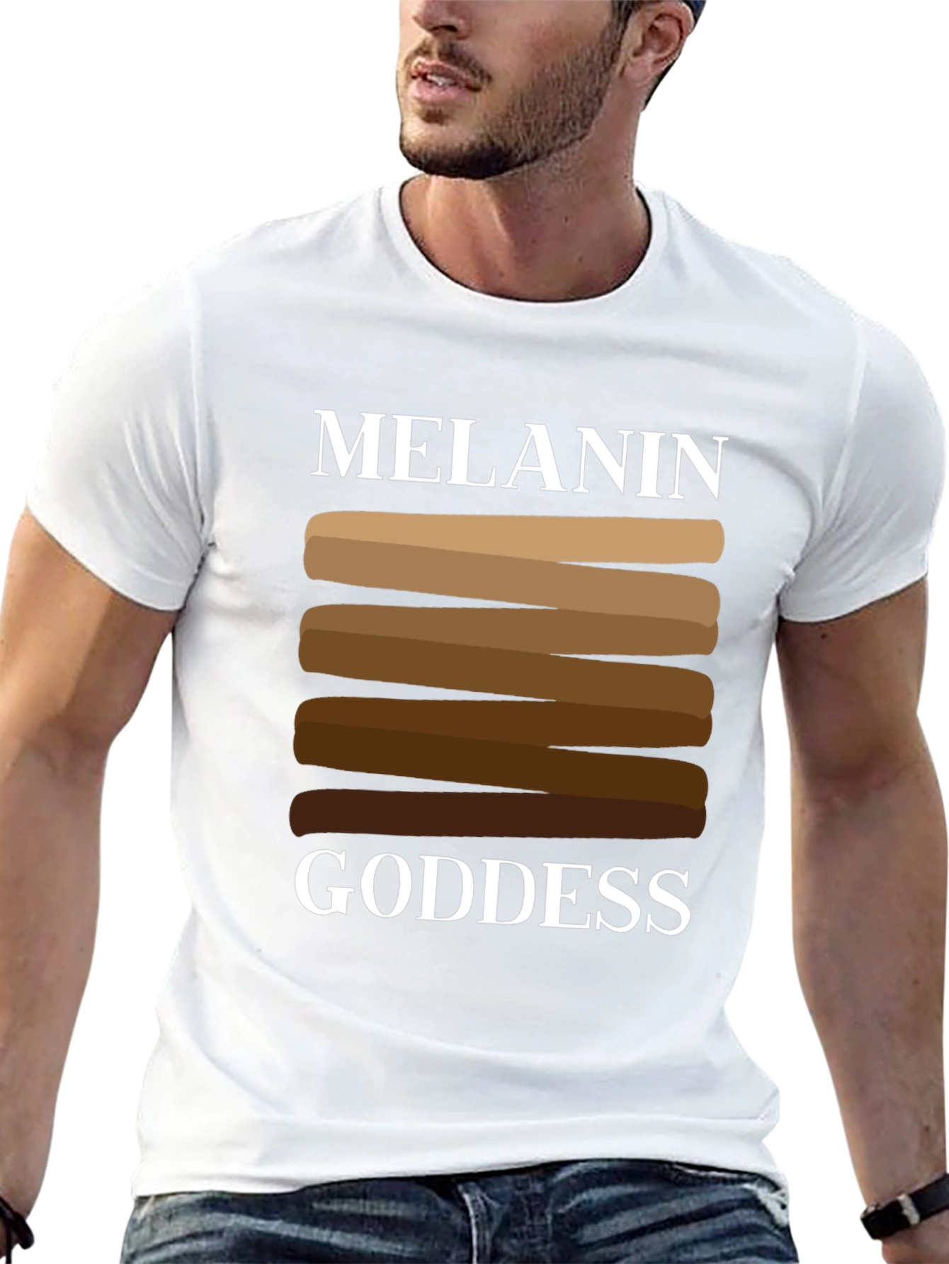 Black Melanin Goddess T-Shirt view 13