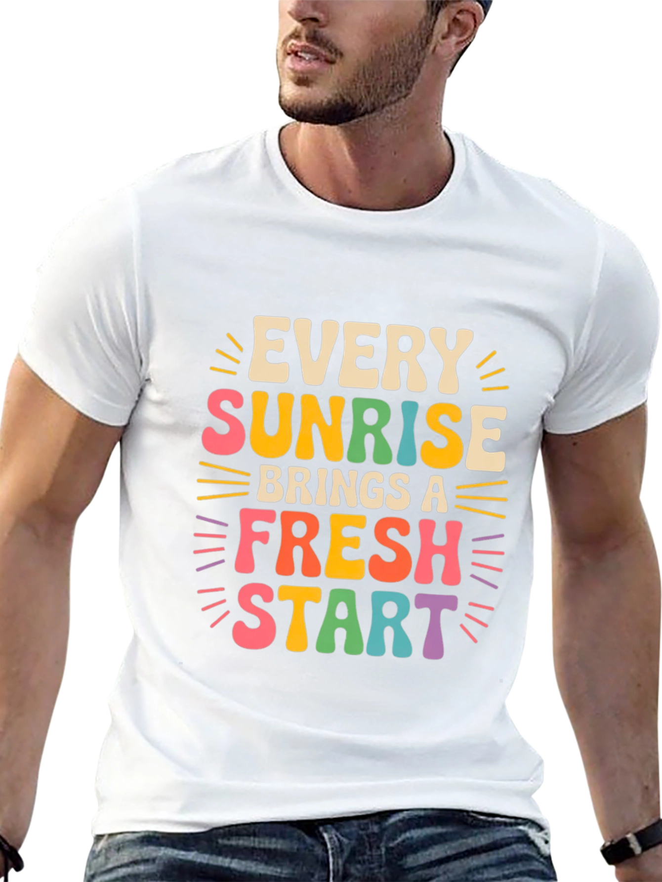 Black Sunrise Fresh Start Graphic Tee view 13