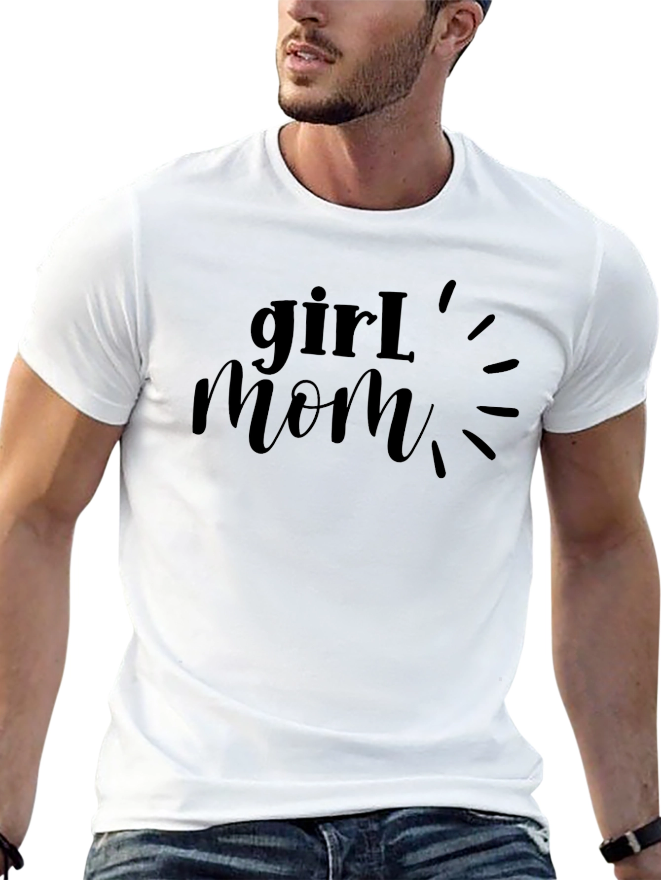 Black Girl Mom Graphic Tee - Black T-Shirt view 13