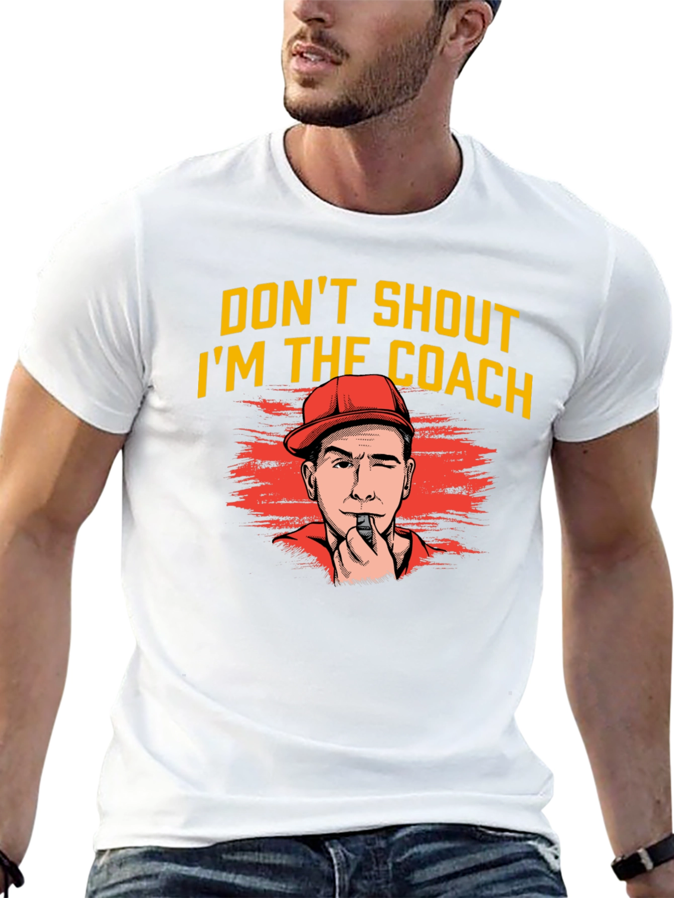 Black Don't Shout I'm The Coach T-Shirt view 13
