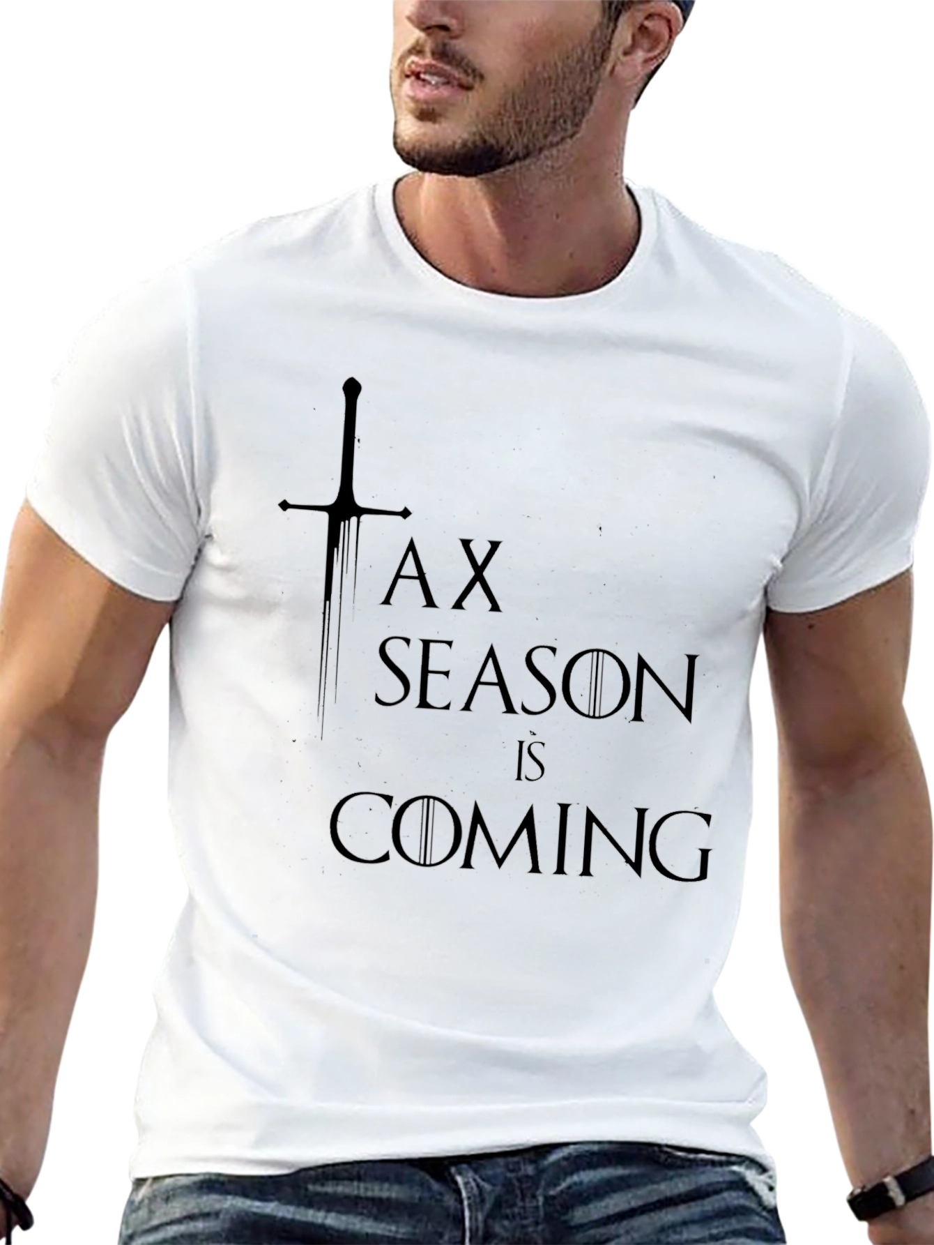 Black Tax Season Is Coming T-Shirt view 13