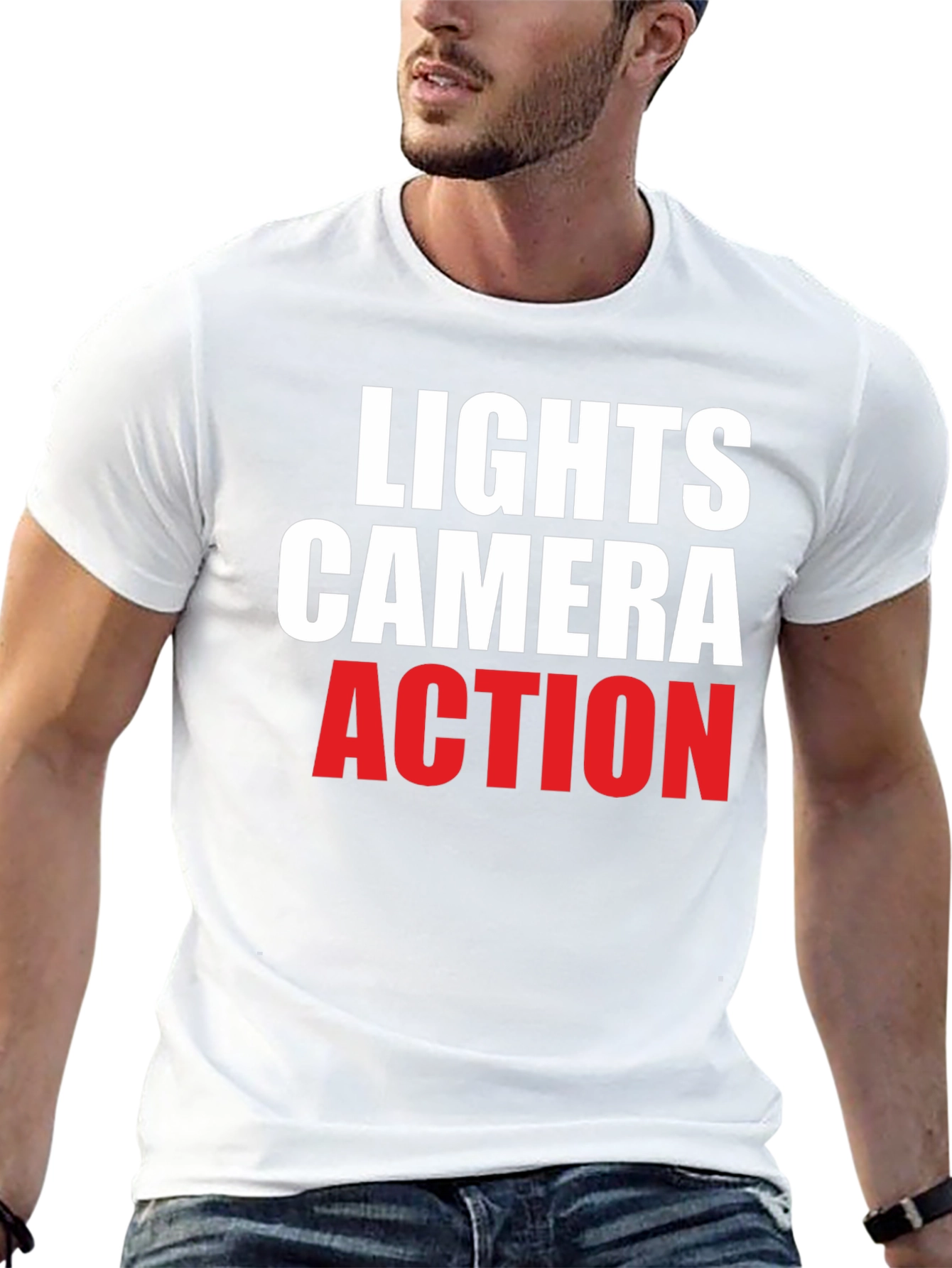 Black Lights Camera Action T-Shirt - Black view 13