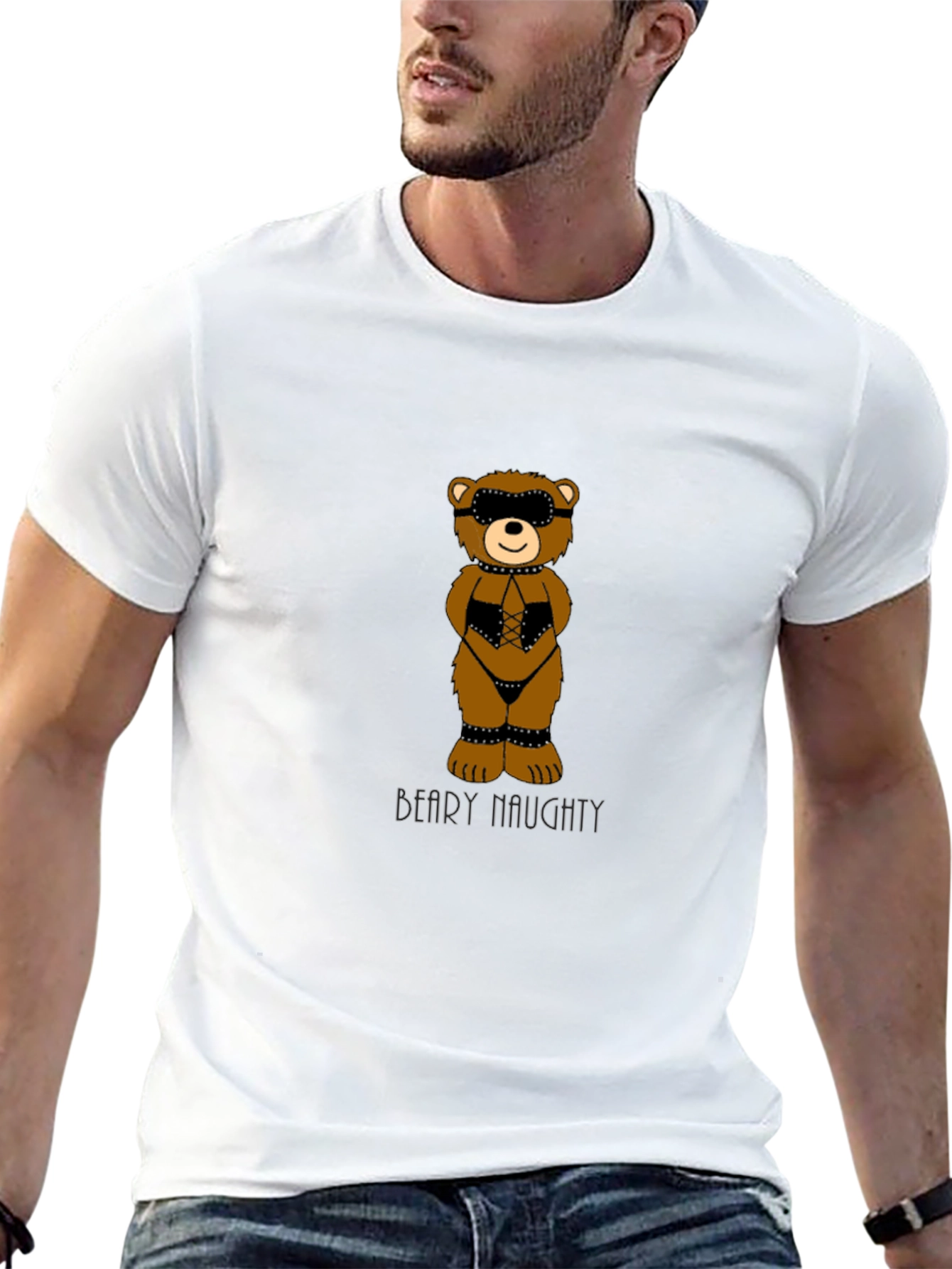 Black Naughty Bear T-Shirt view 13