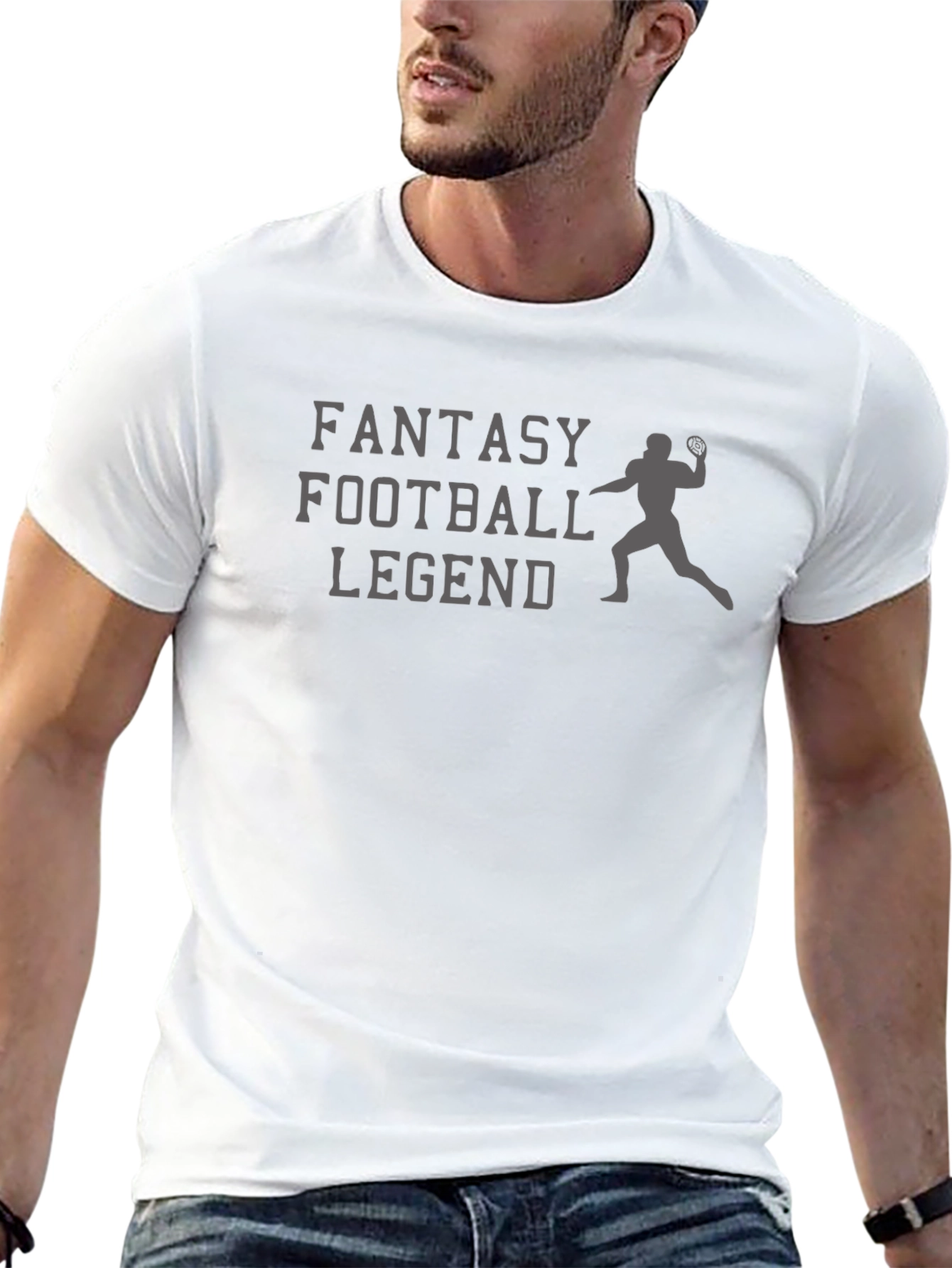 Black Fantasy Football Legend T-Shirt - Game Day Tee view 13