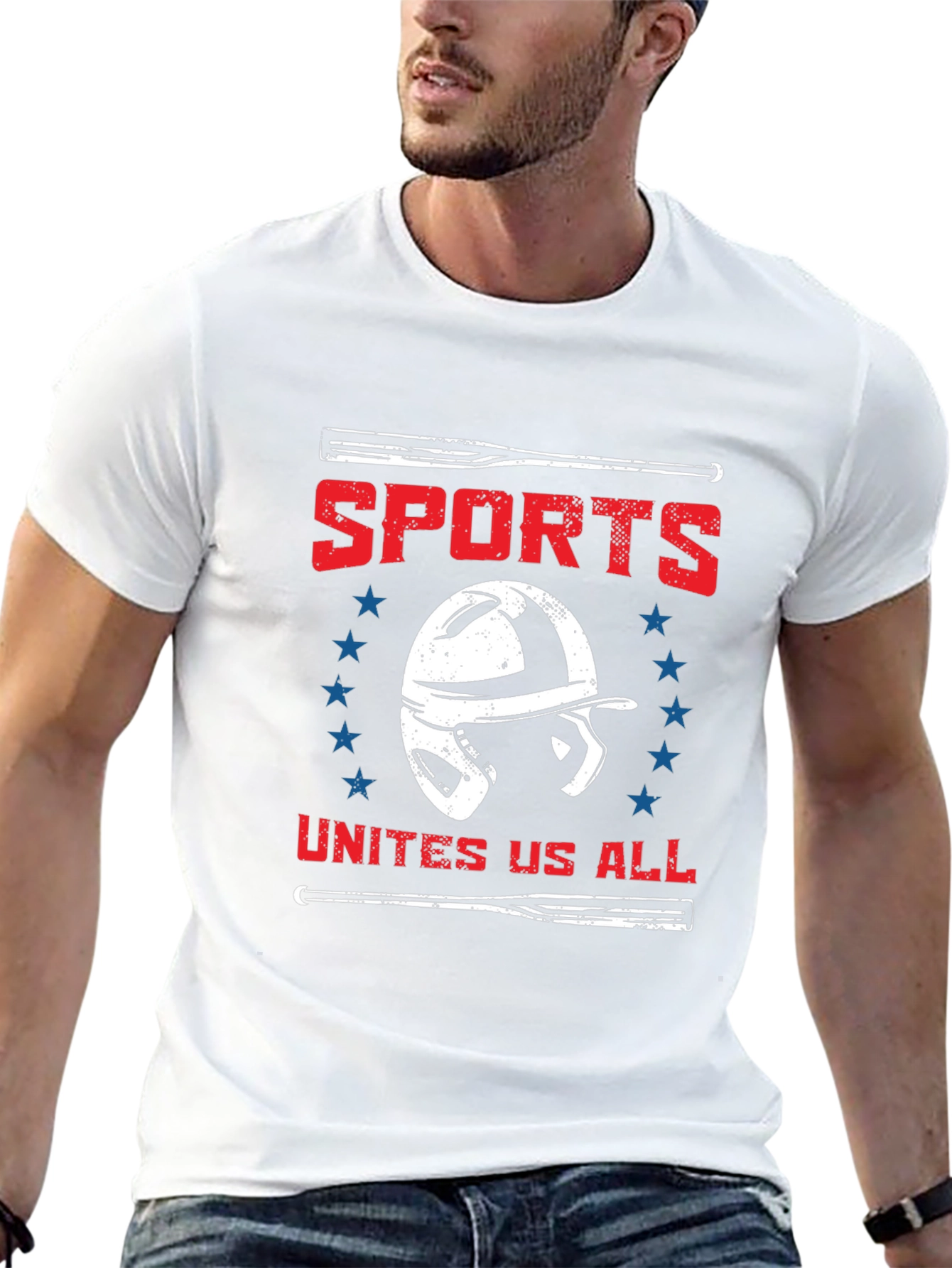 Black Sports Unites Us All T-Shirt view 13