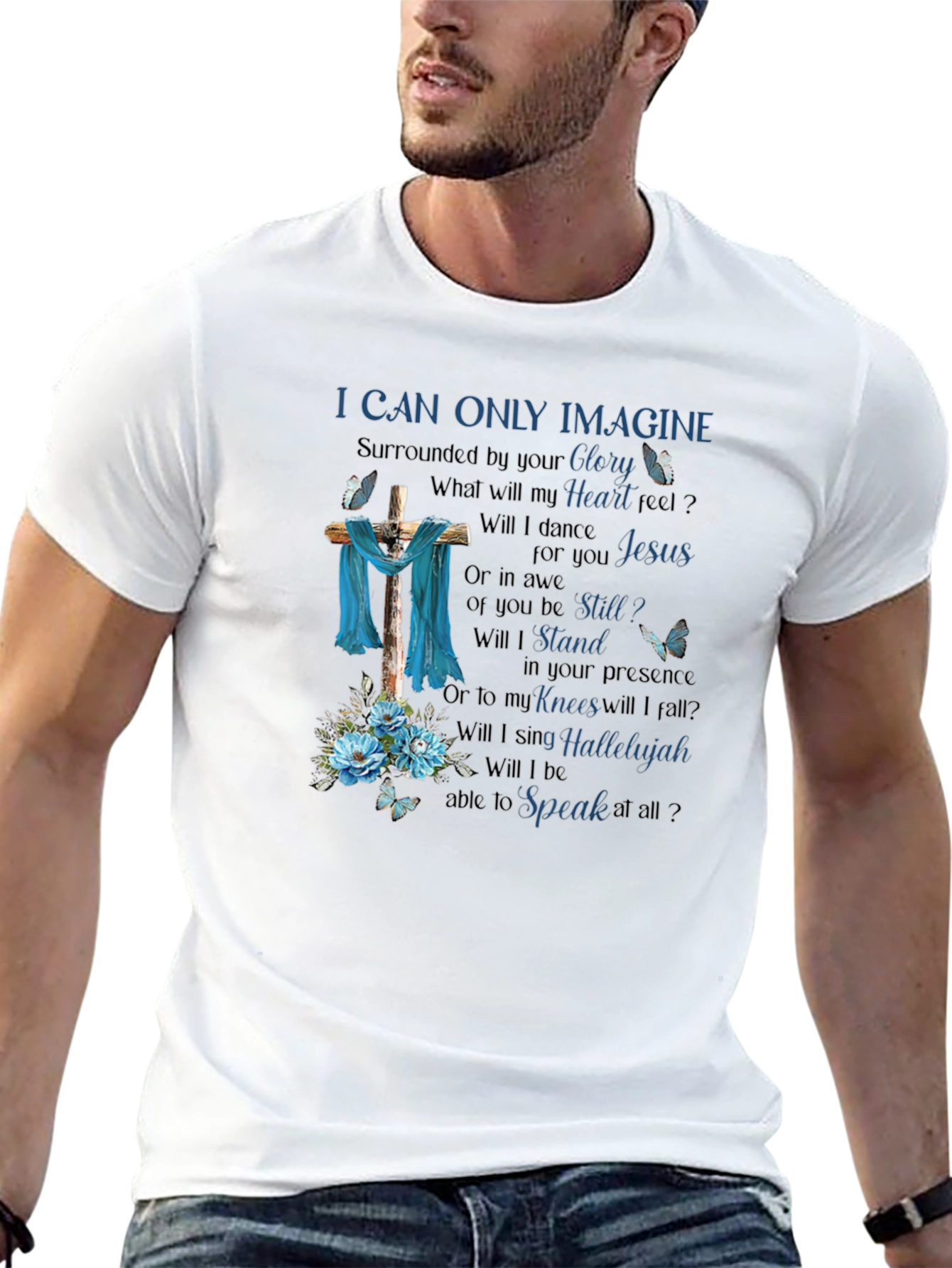 Black I Can Only Imagine Graphic Tee view 13
