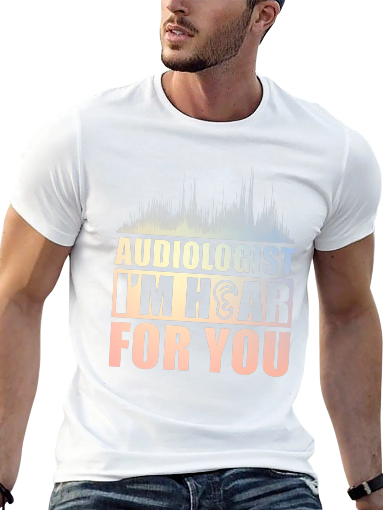 Audiologist 'I'm Hear for You' Graphic Tee - 13