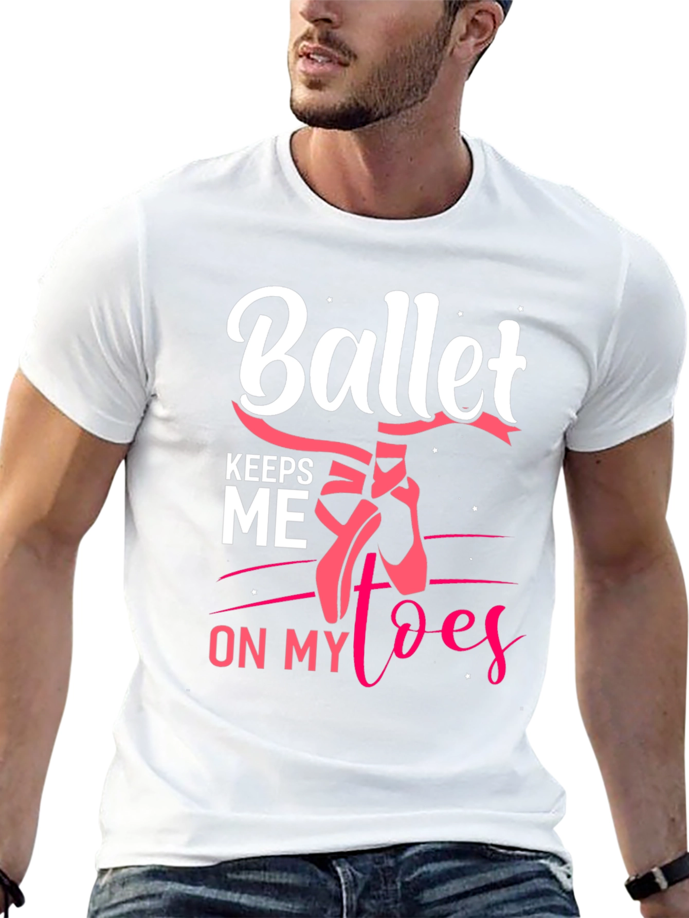 Black Ballet Keeps Me on My Toes Graphic Tee view 13