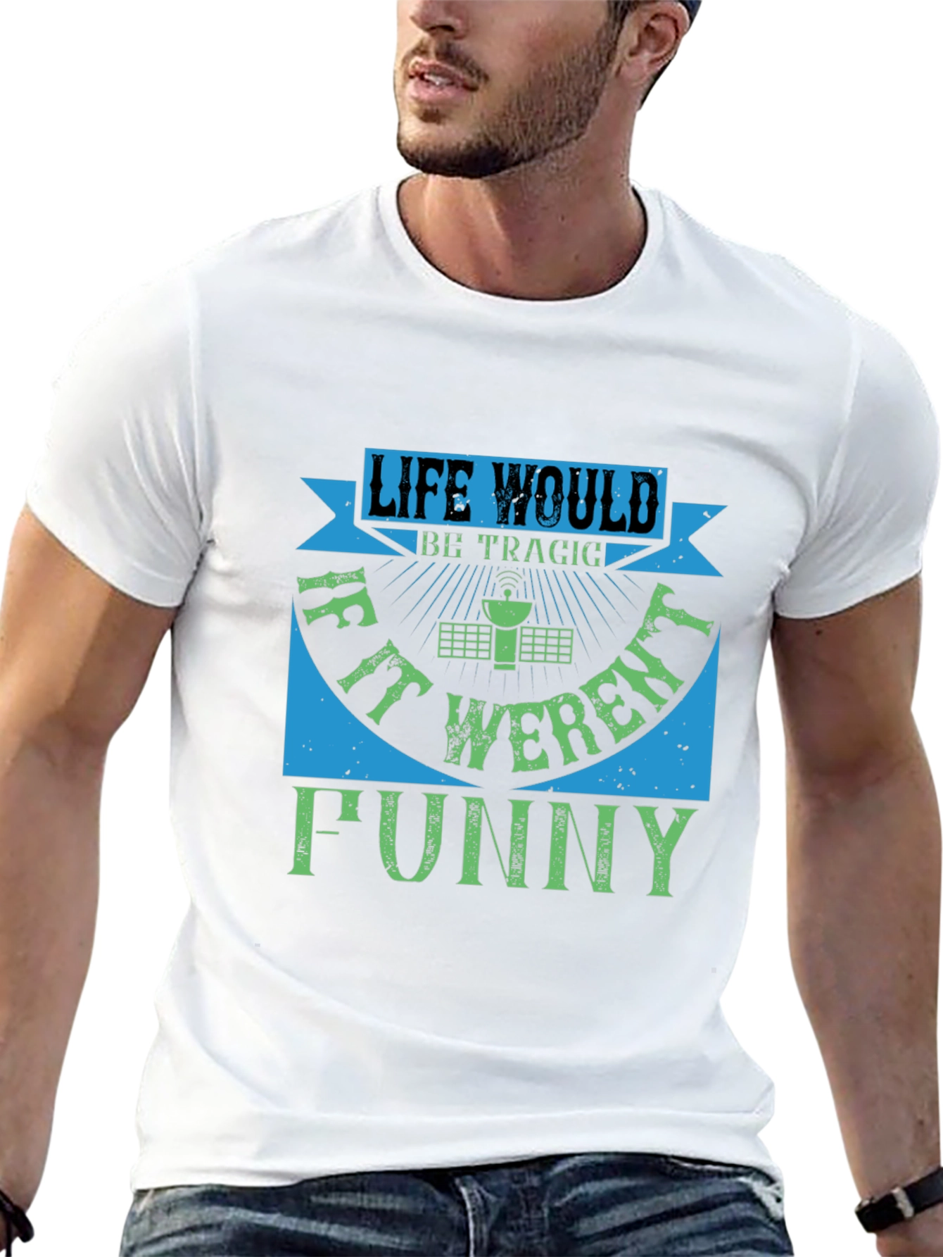 Black Life Would Be Tragic Funny T-Shirt view 13
