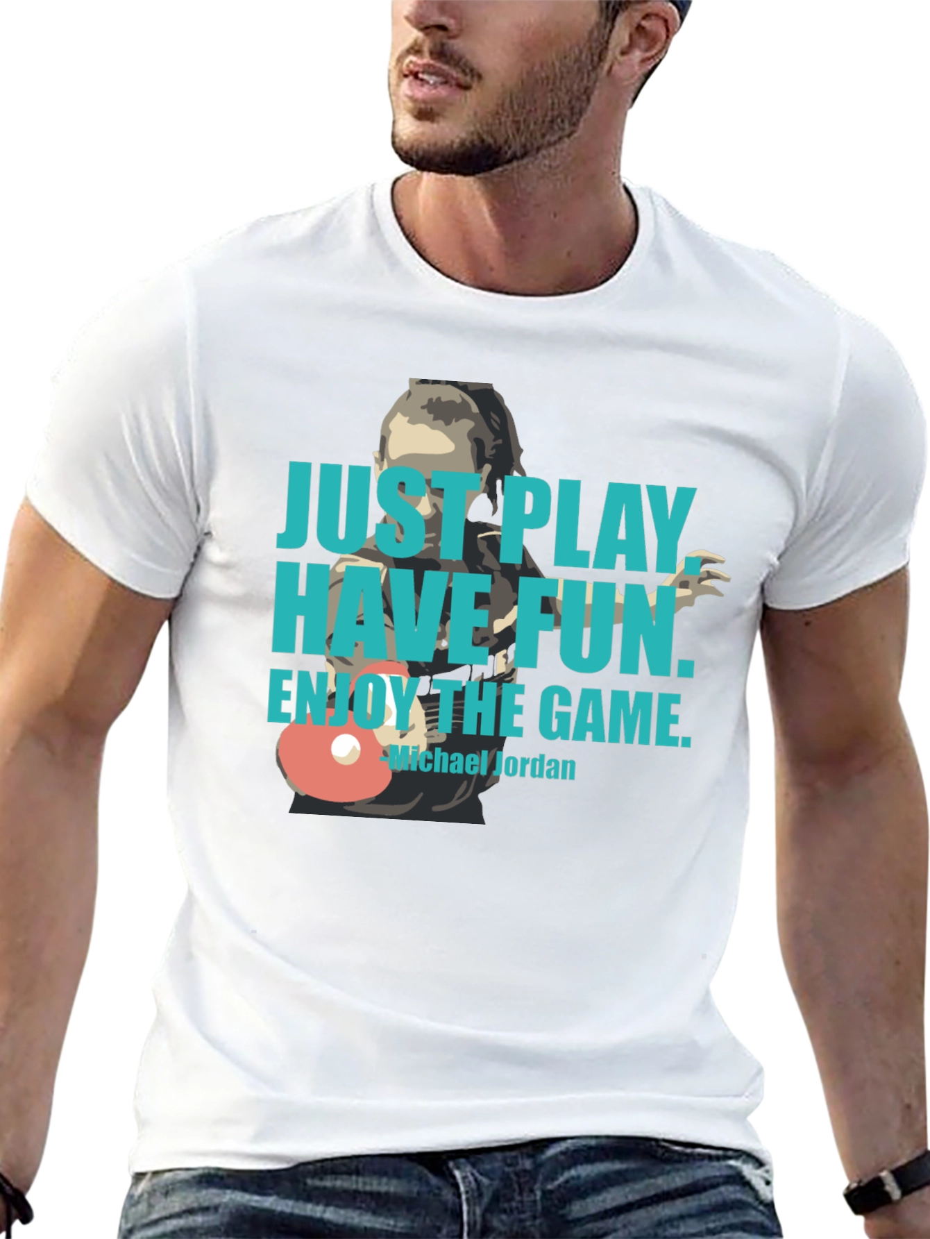 Black Just Play, Have Fun T-Shirt view 13