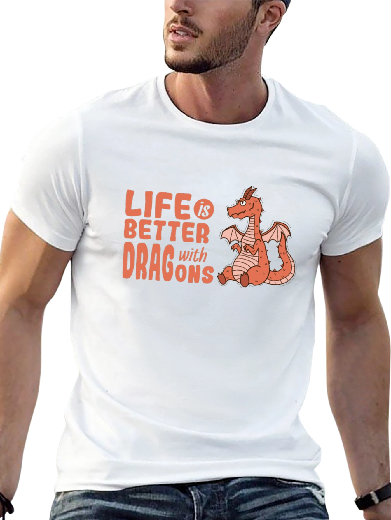 Black Life is Better with Dragons T-Shirt view 13