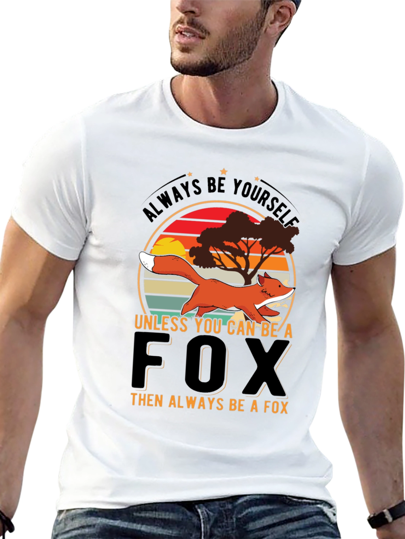 Black Always Be Yourself Unless You Can Be A Fox T-Shirt view 13