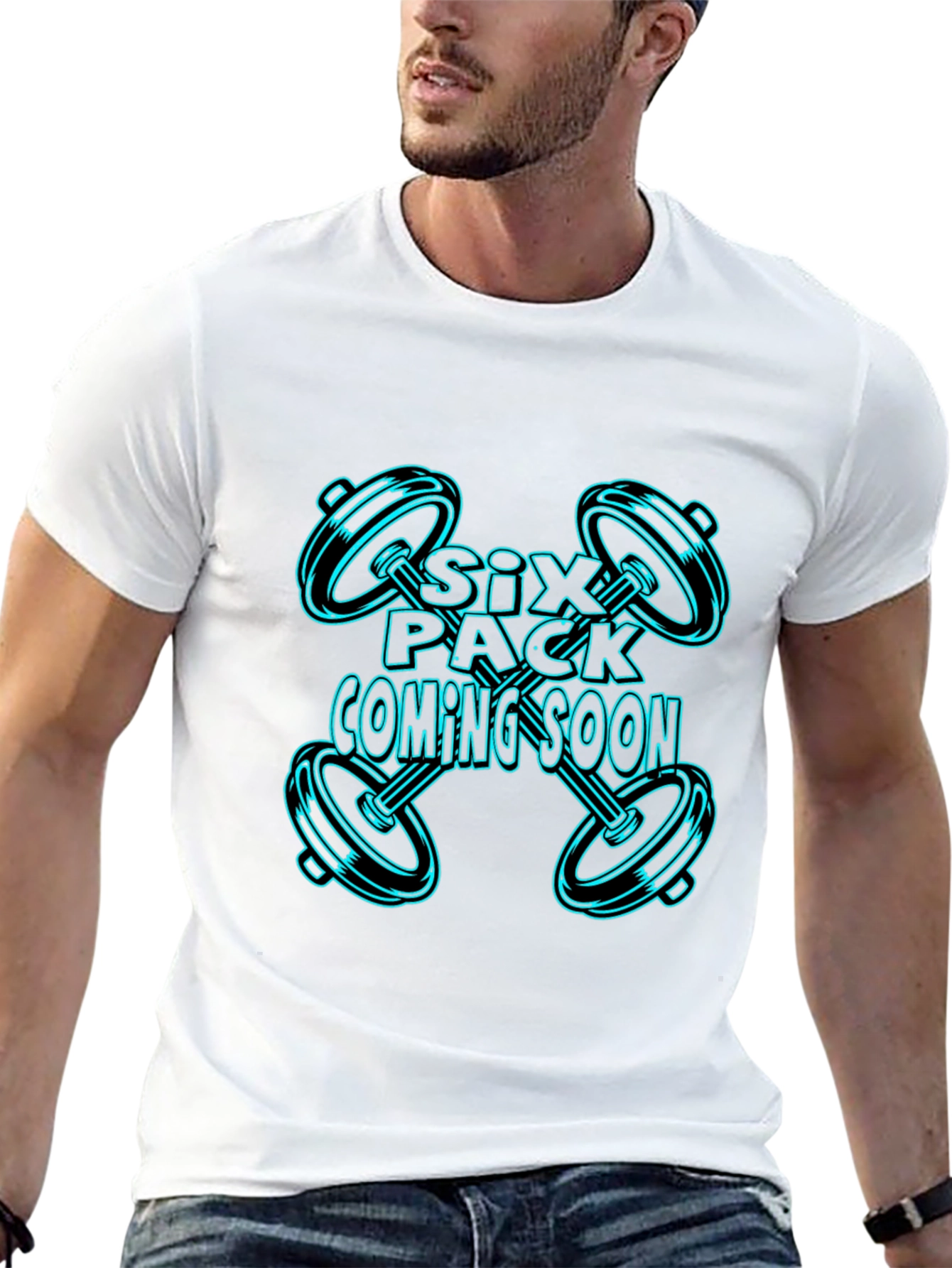Black Six Pack Coming Soon T-Shirt view 13