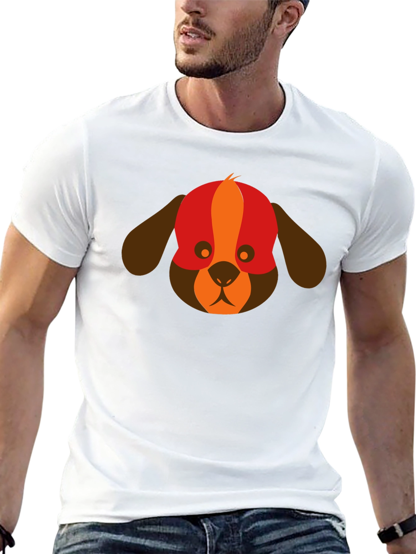 Black Dog Graphic Tee - Modern Design view 13