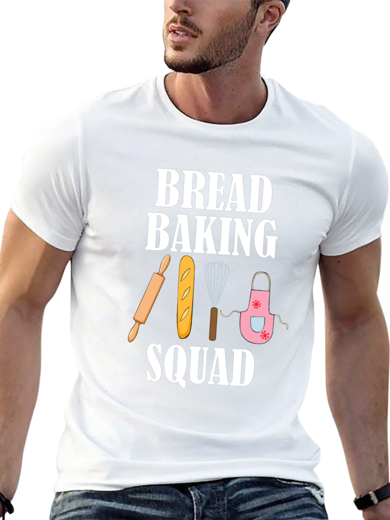 Black Bread Baking Squad T-Shirt - Baker Gift view 13